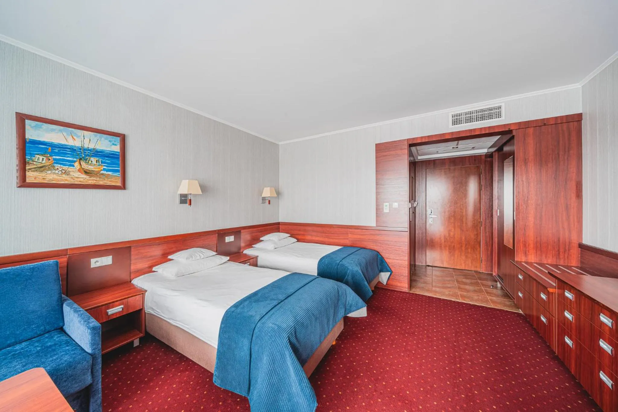 Bed in Hotel Lidia Spa & Wellness