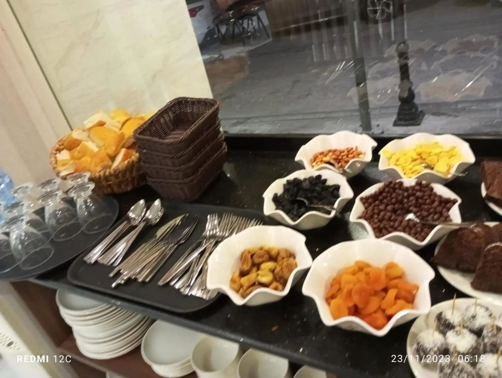 Buffet breakfast in Ugurlu Hotel