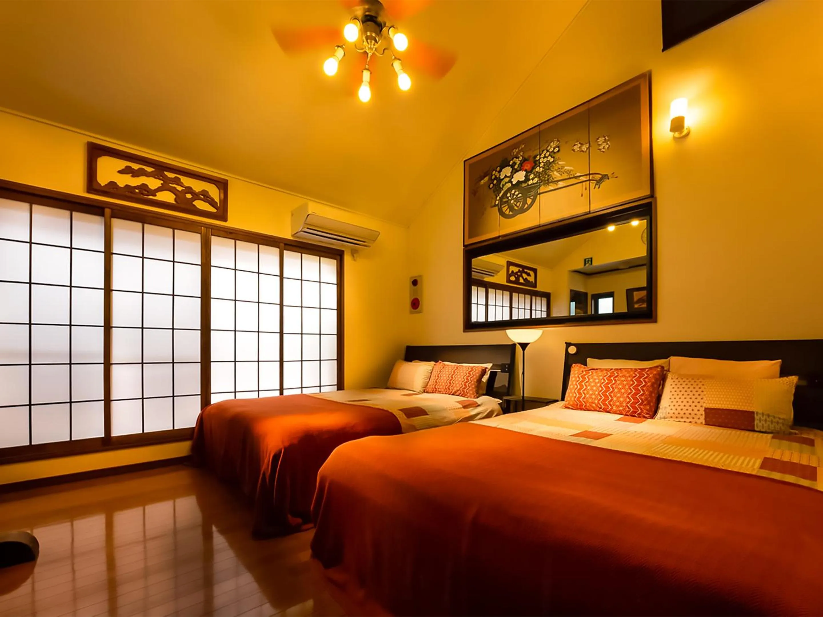 Bedroom, Bed in Maguro House