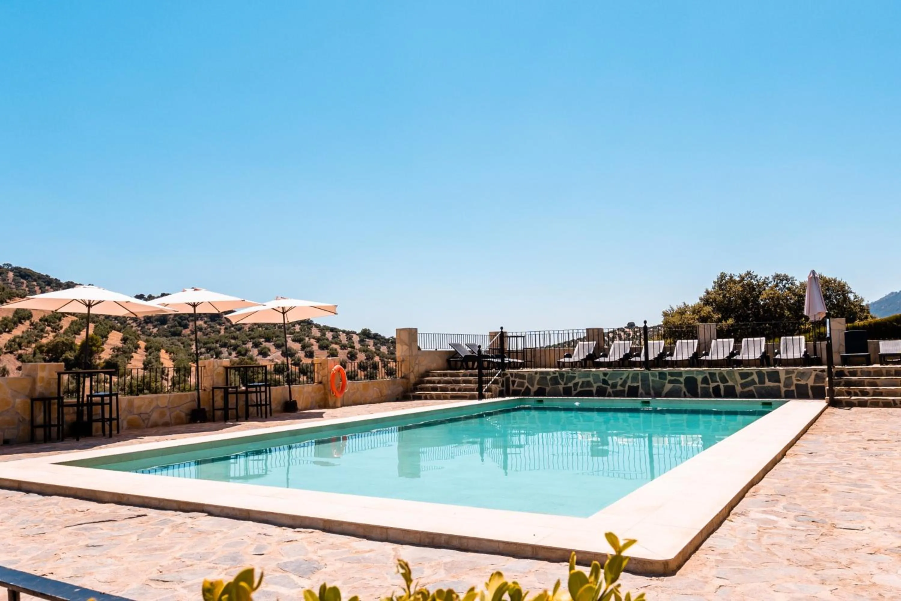 Pool view in Cortijo La Presa
