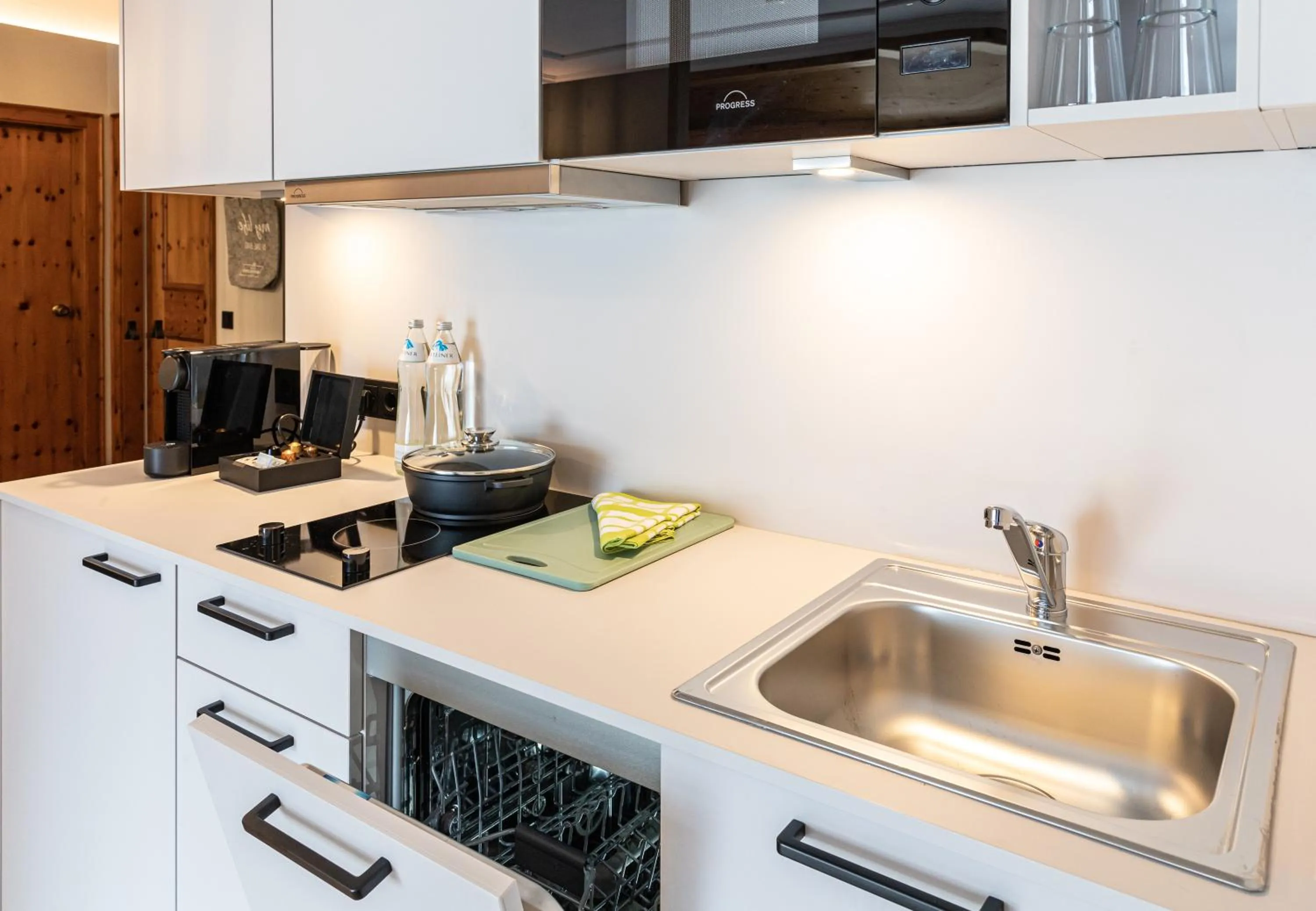 Kitchen or kitchenette in Alpenland St Johann