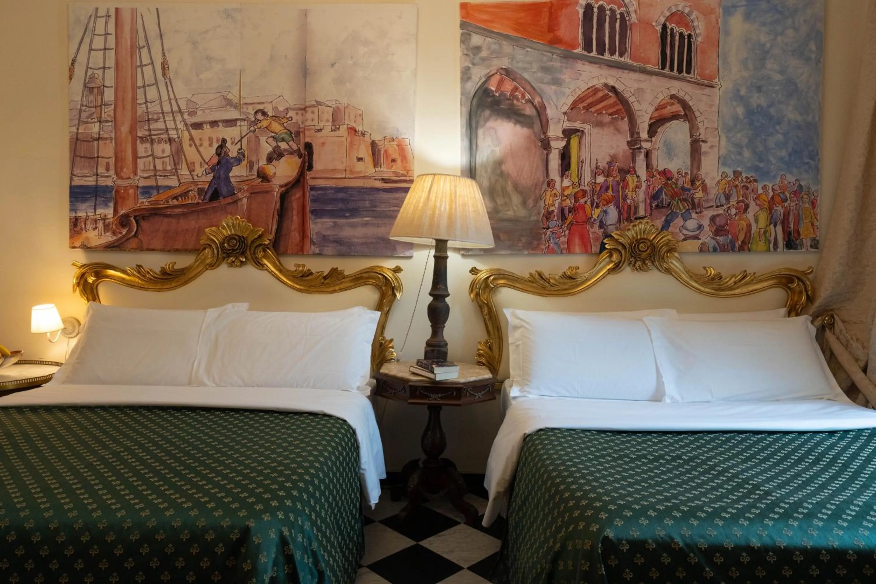 Bedroom, Bed in Morali Palace