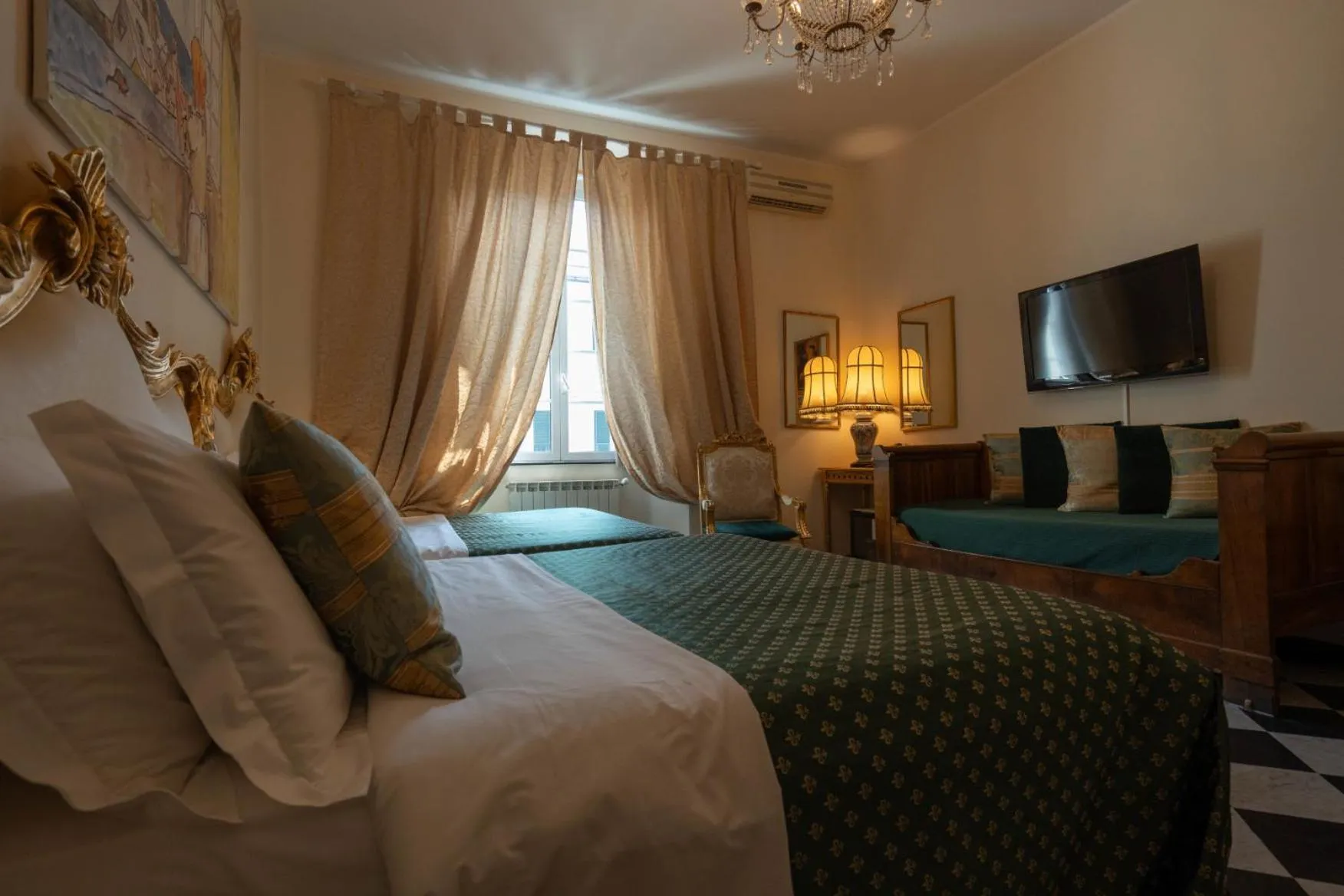 Bedroom, Bed in Morali Palace