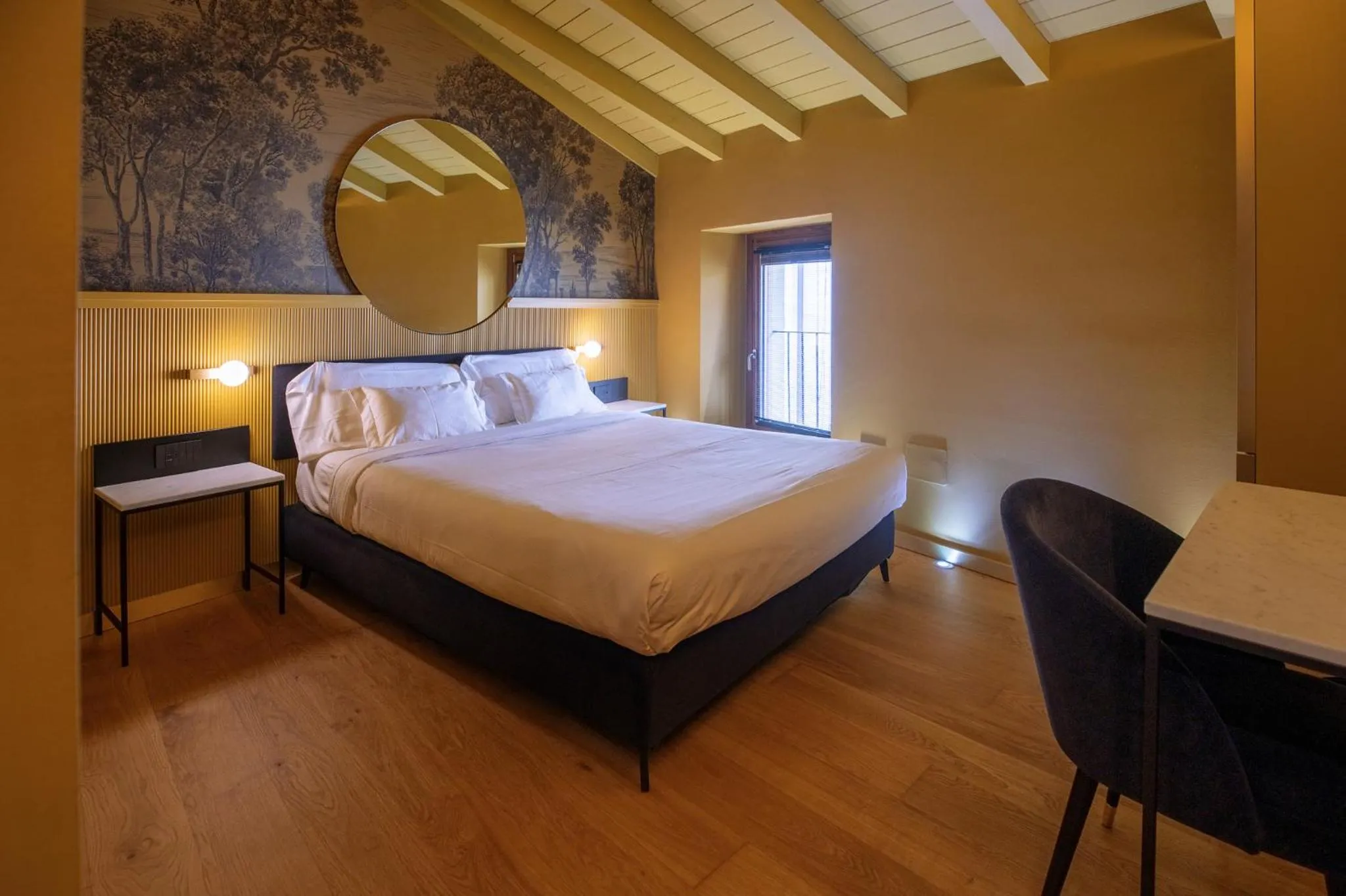 Bedroom, Bed in Albergo La Braseria