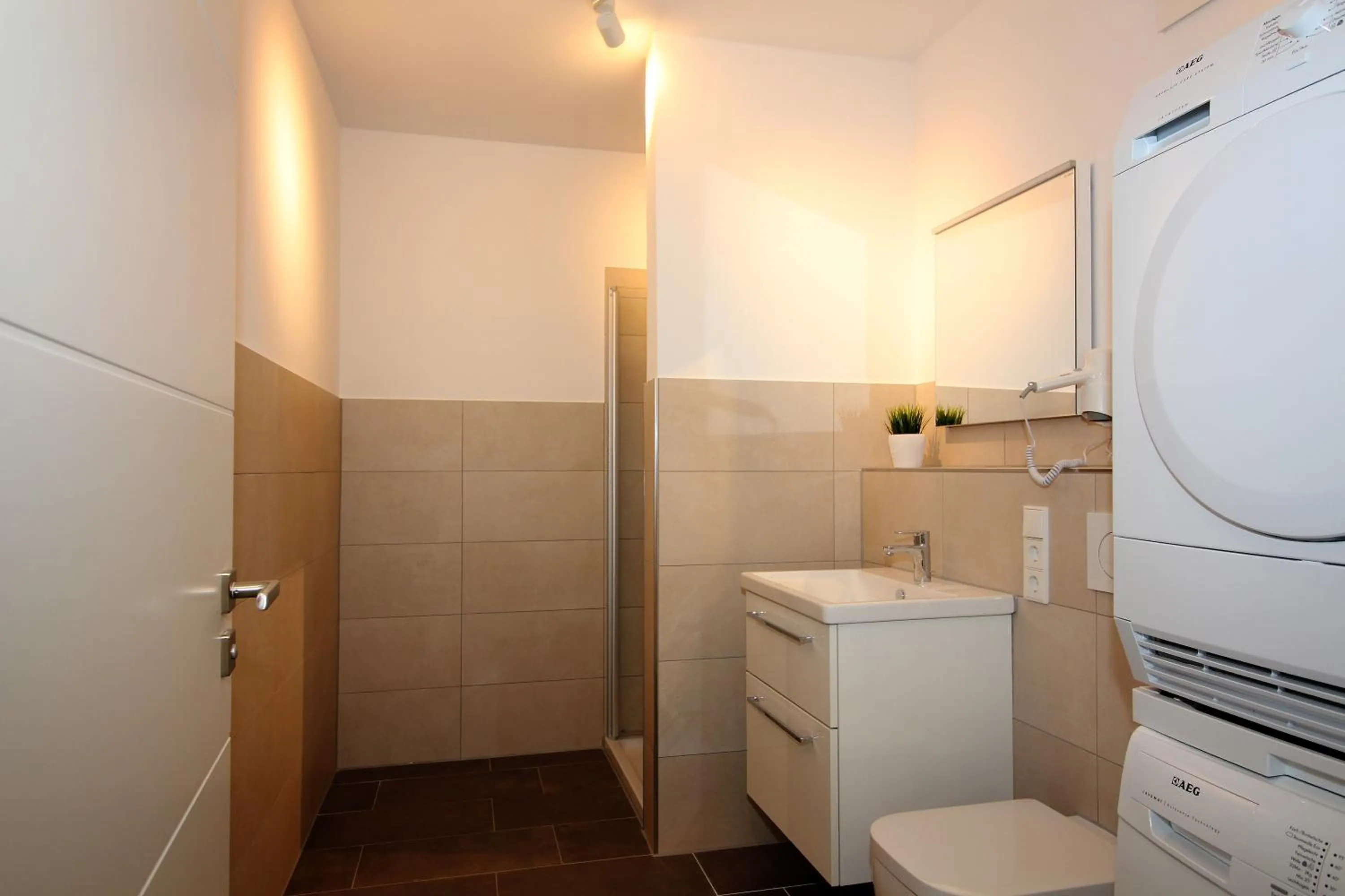 Bathroom in Wohnen am Yachthafen W25