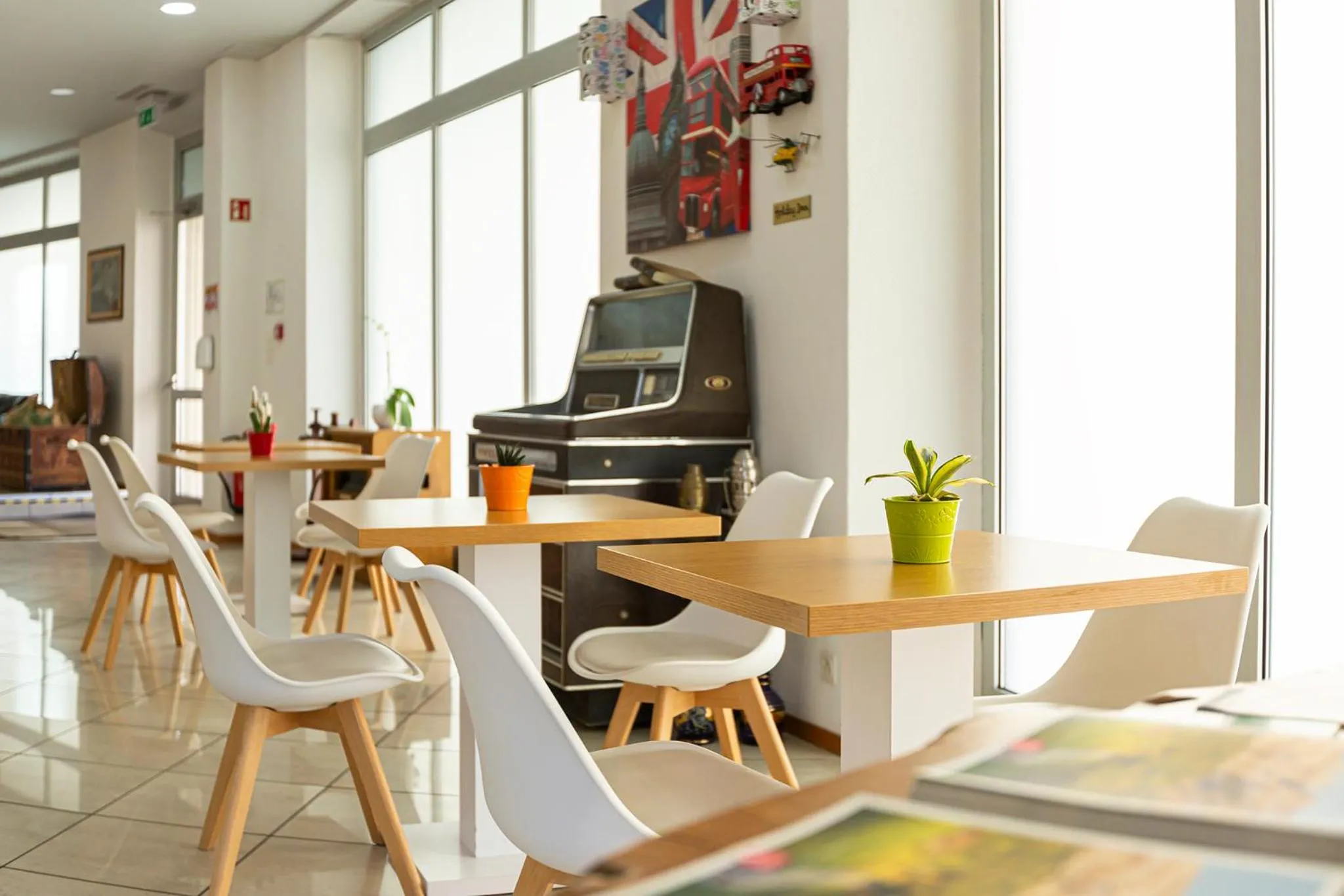 Lobby or reception in GuestHouse Lugano Center by LR