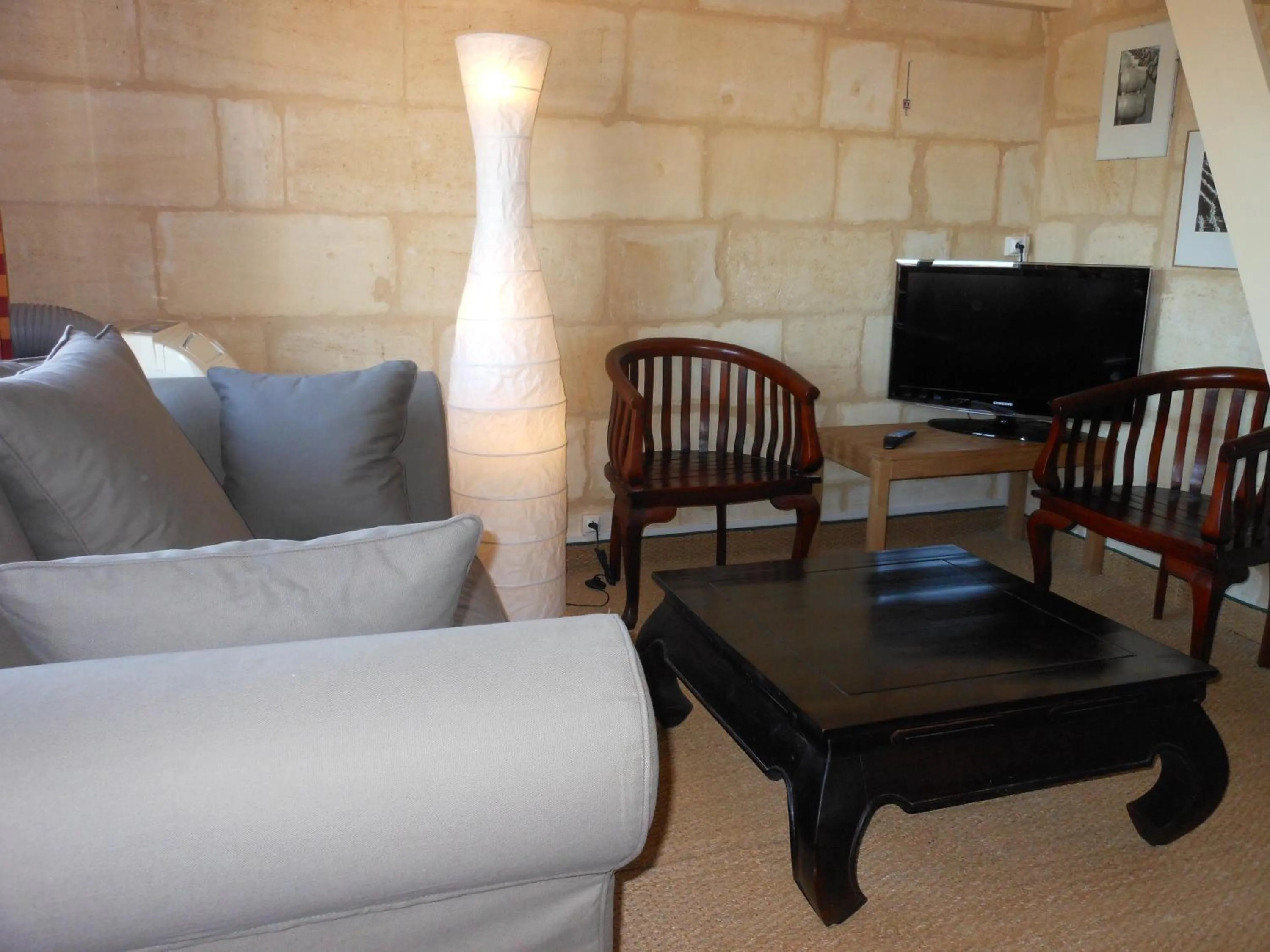 Living room in Les Logis du Roy