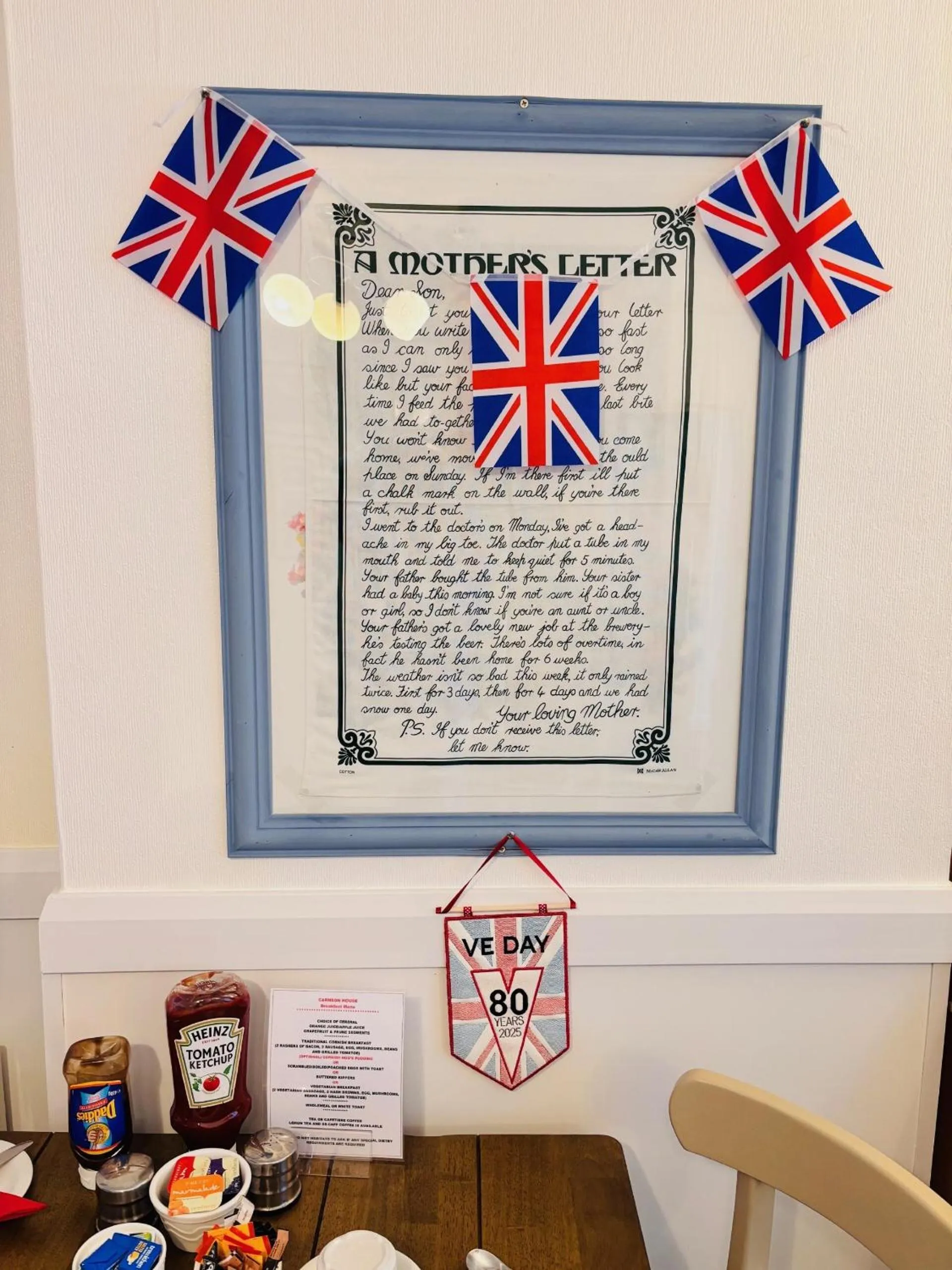 Dining area in Carnson House