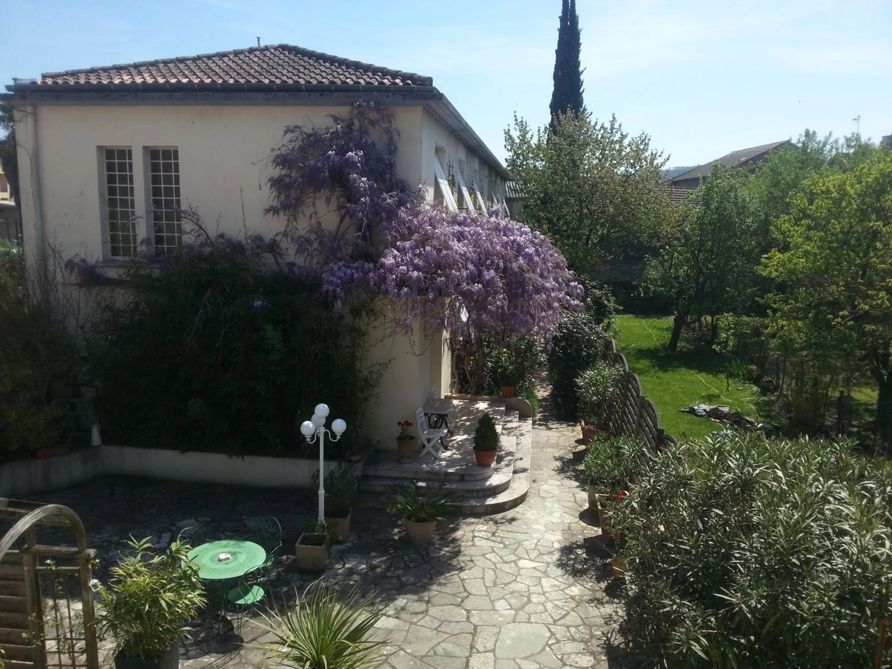 Garden in Hôtel La Résidence