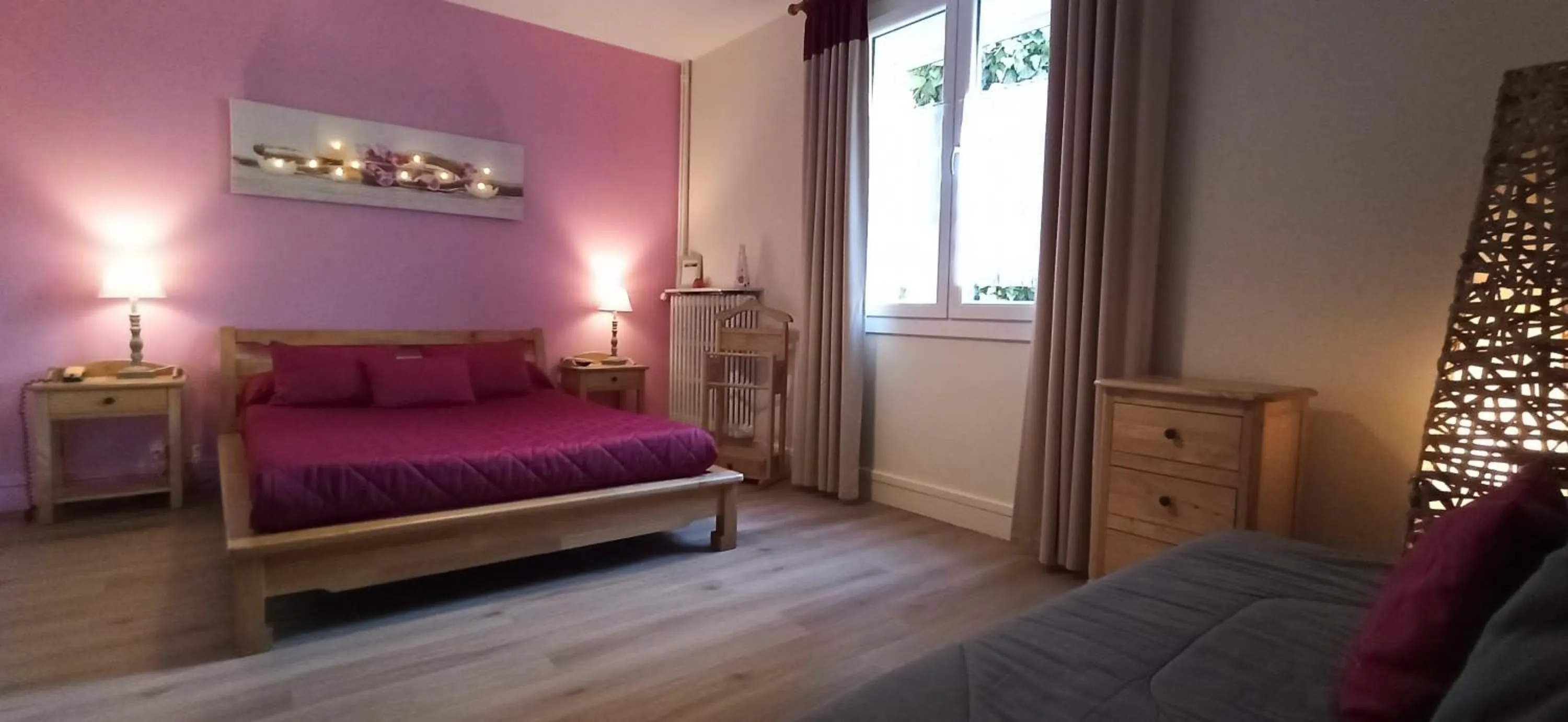 Bed in Hôtel La Résidence