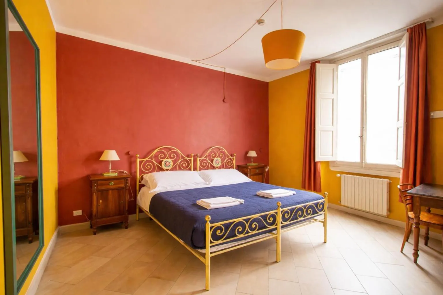 Bed in Hotel Merlini