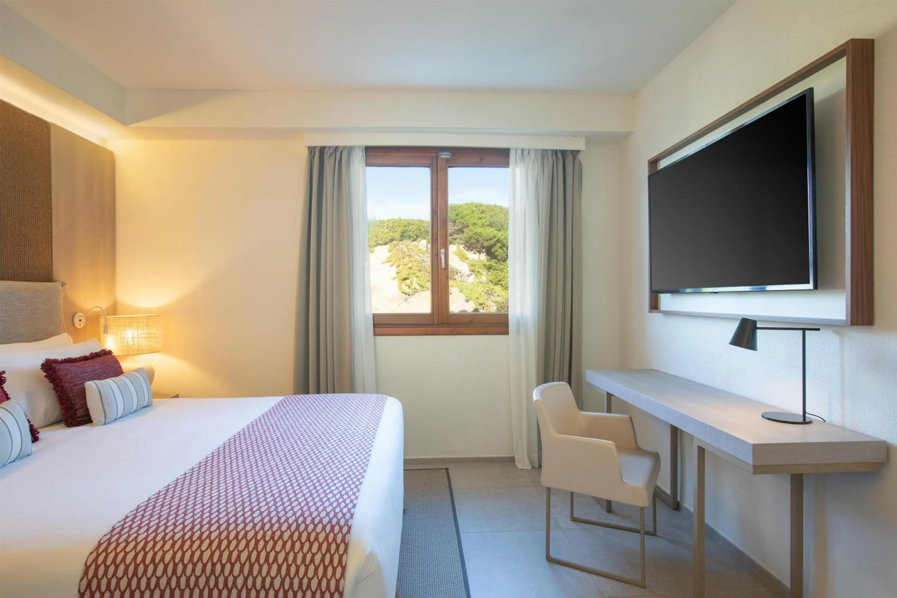 Bedroom, Bed in Mangia's Santa Teresa Sardinia, Curio Collection by Hilton