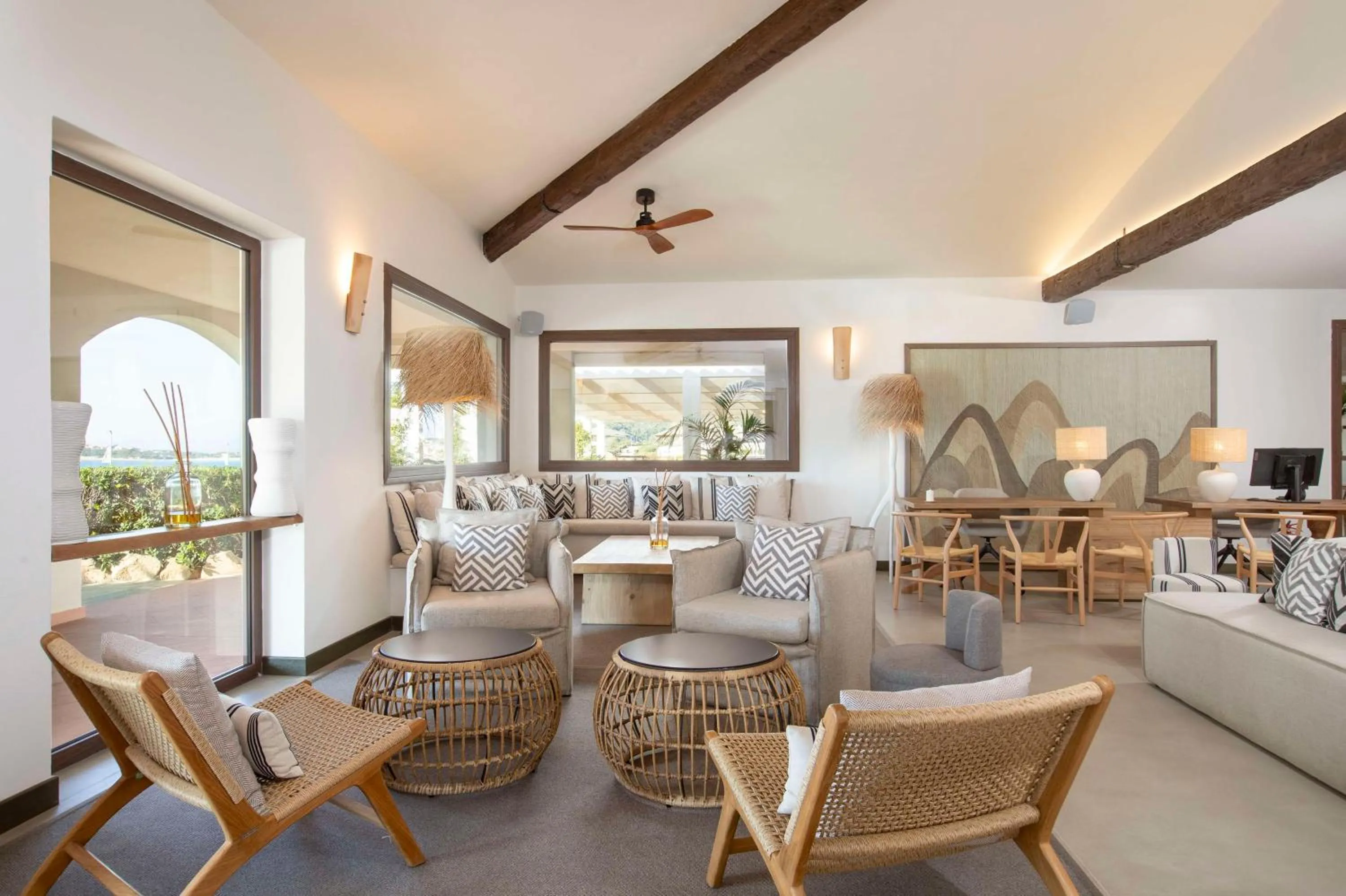 Lobby or reception in Mangia's Santa Teresa Sardinia, Curio Collection by Hilton