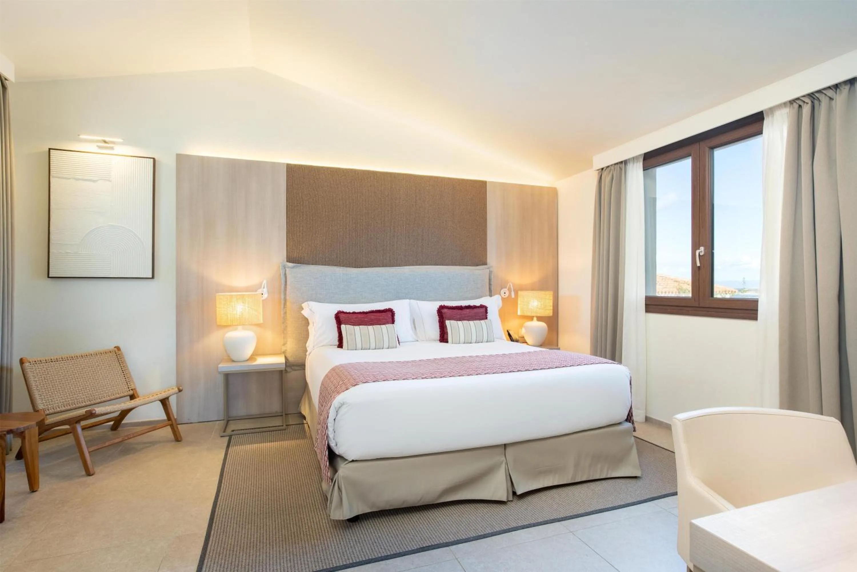 Bed in Mangia's Santa Teresa Sardinia, Curio Collection by Hilton