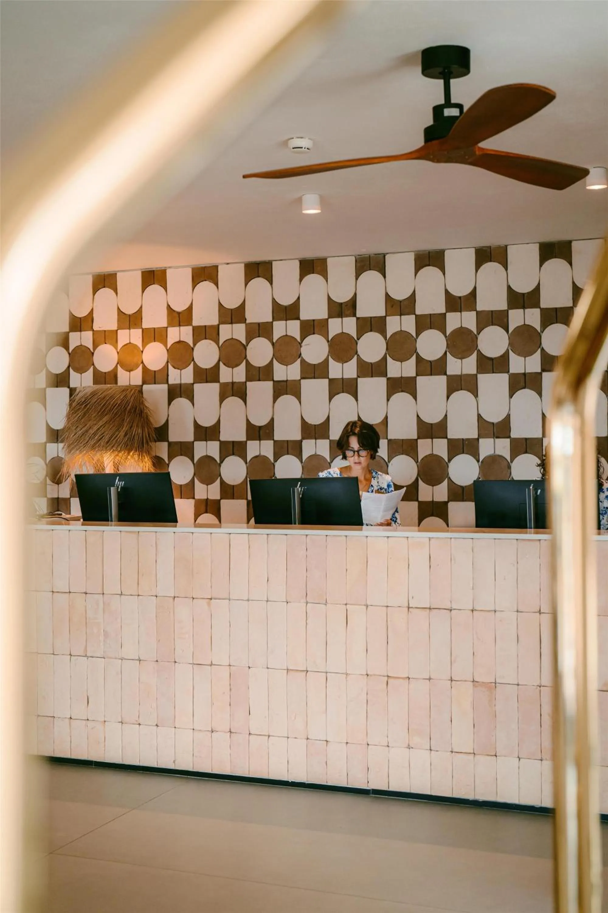 Lobby or reception in Mangia's Santa Teresa Sardinia, Curio Collection by Hilton