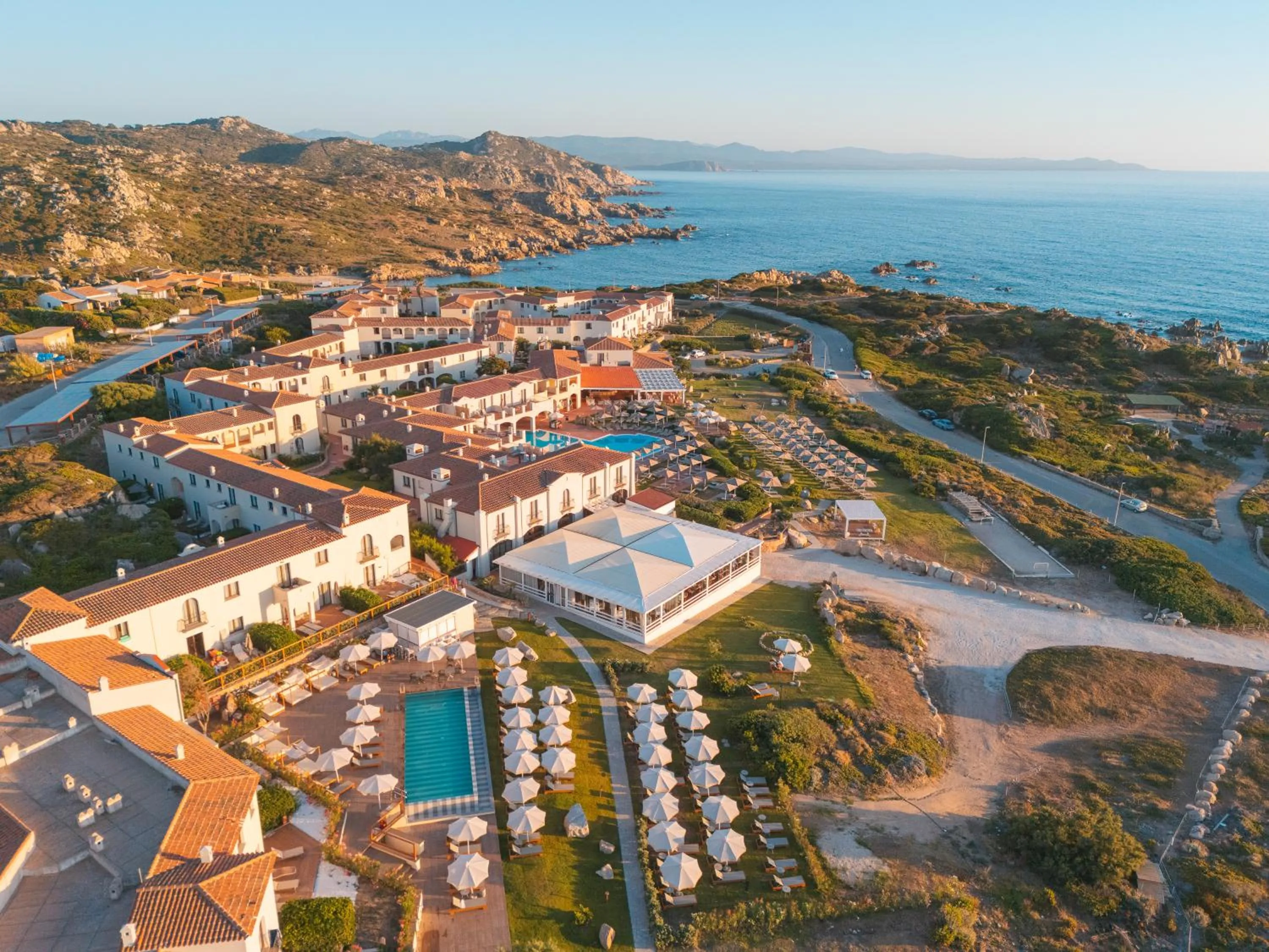 Bird's eye view in Mangia's Santa Teresa Sardinia, Curio Collection by Hilton