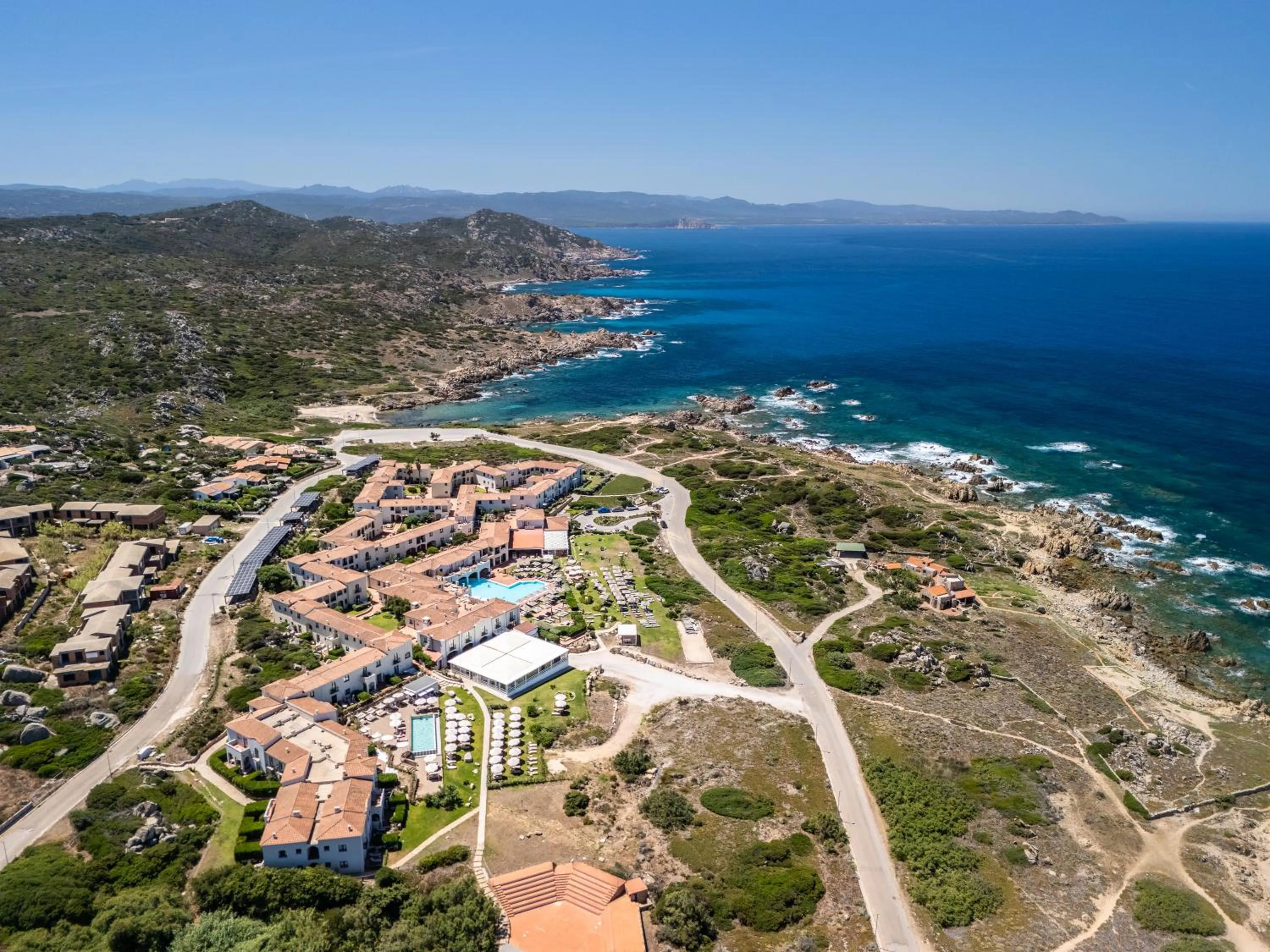 Bird's eye view in Mangia's Santa Teresa Sardinia, Curio Collection by Hilton
