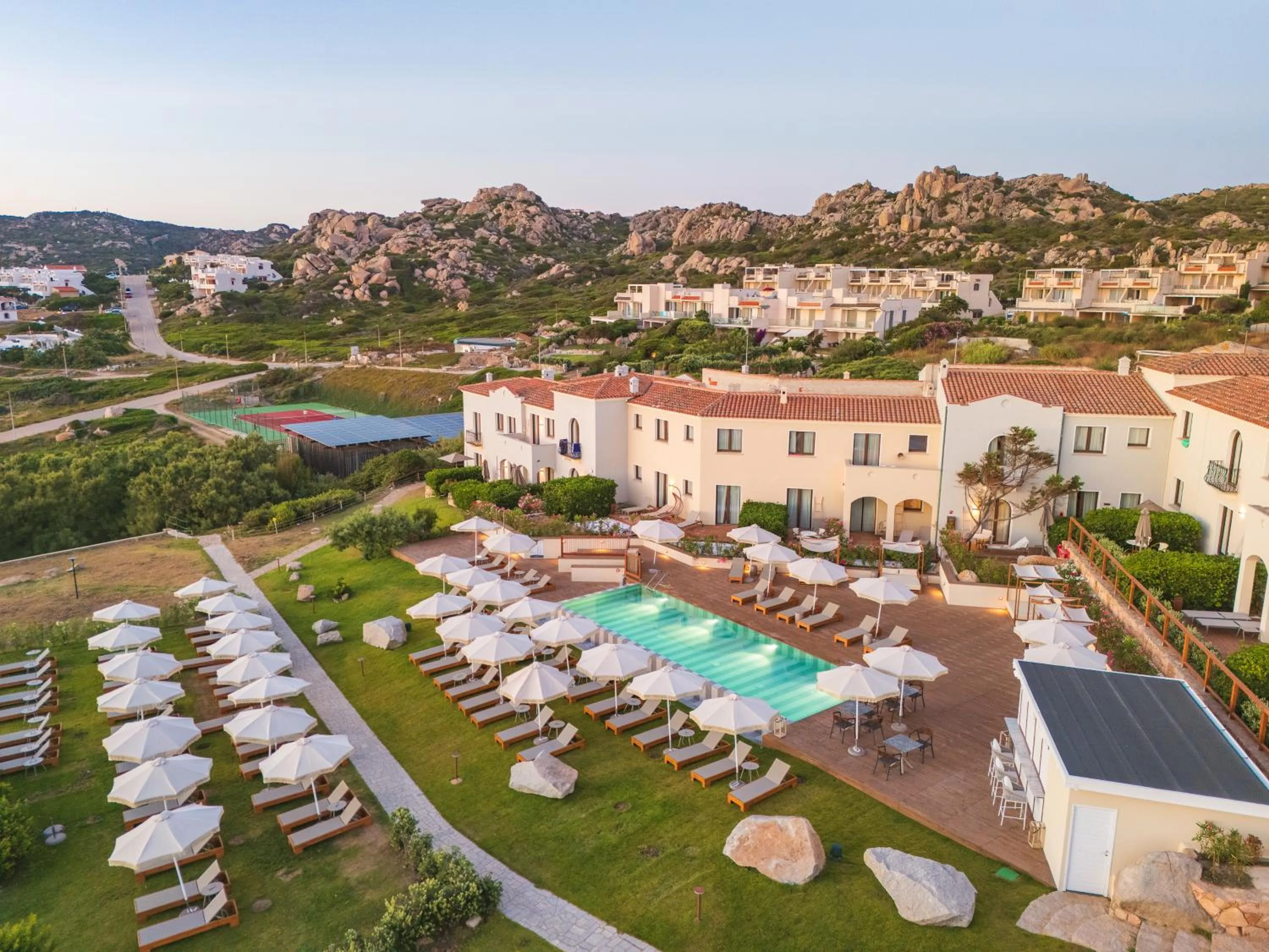 Bird's eye view in Mangia's Santa Teresa Sardinia, Curio Collection by Hilton