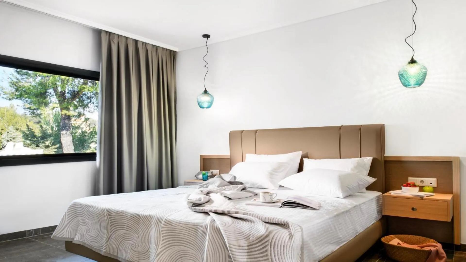 Bedroom, Bed in Philoxenia Hotel