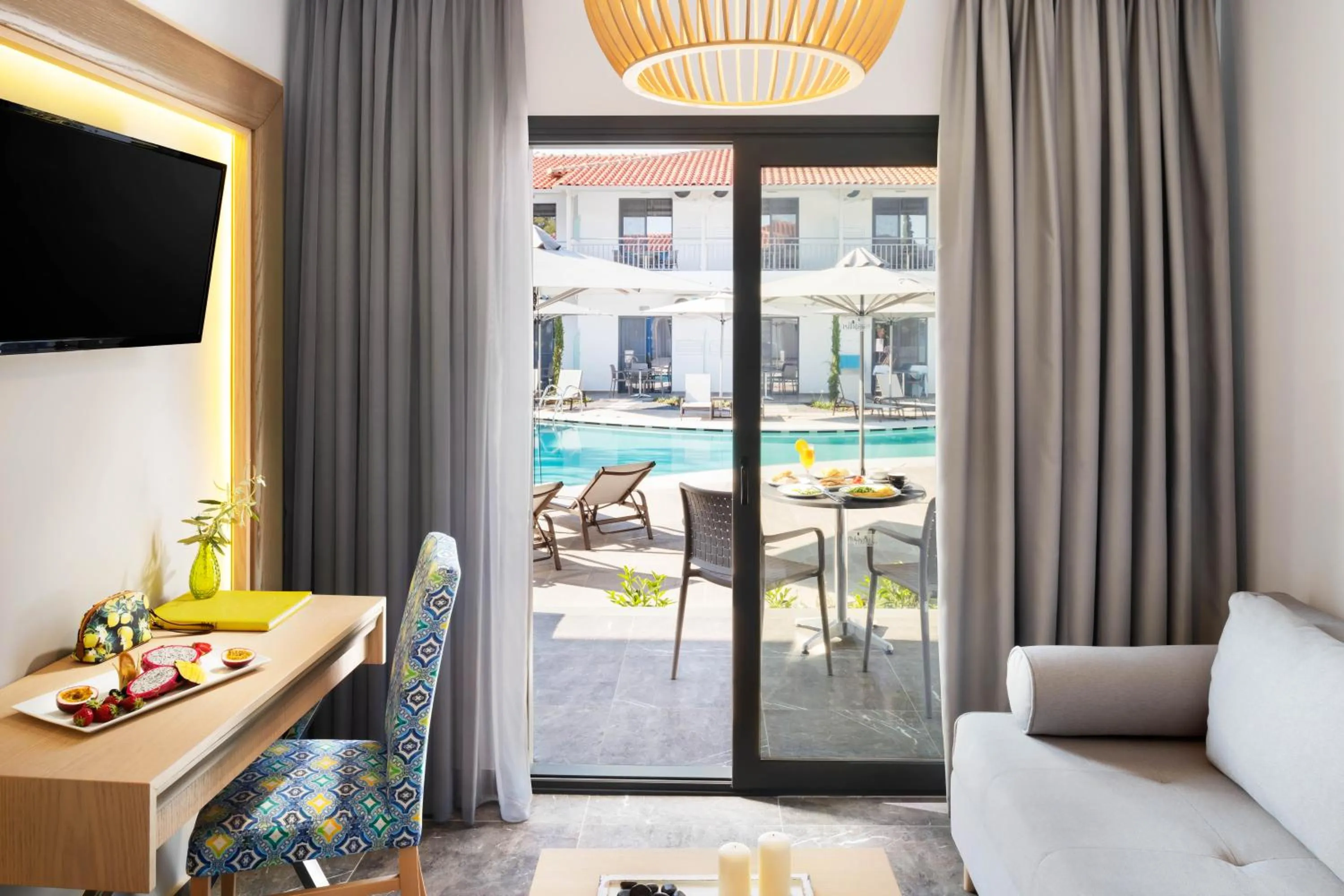 Balcony/Terrace in Philoxenia Hotel