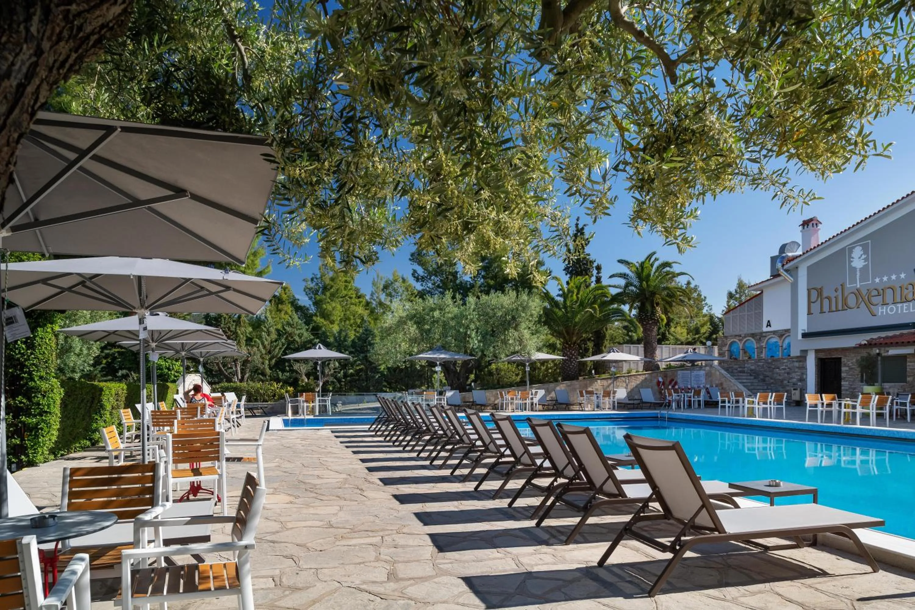 Swimming pool in Philoxenia Hotel