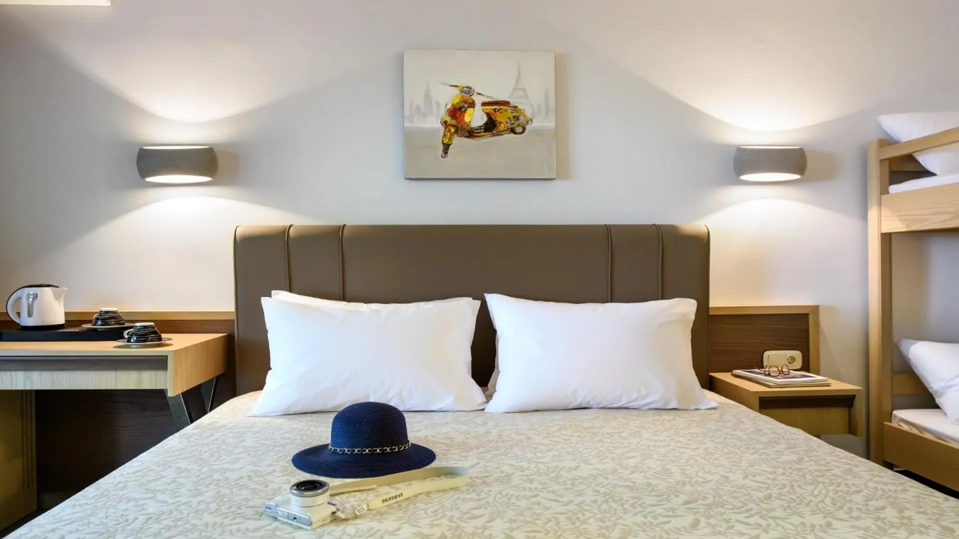 bunk bed, Bed in Philoxenia Hotel