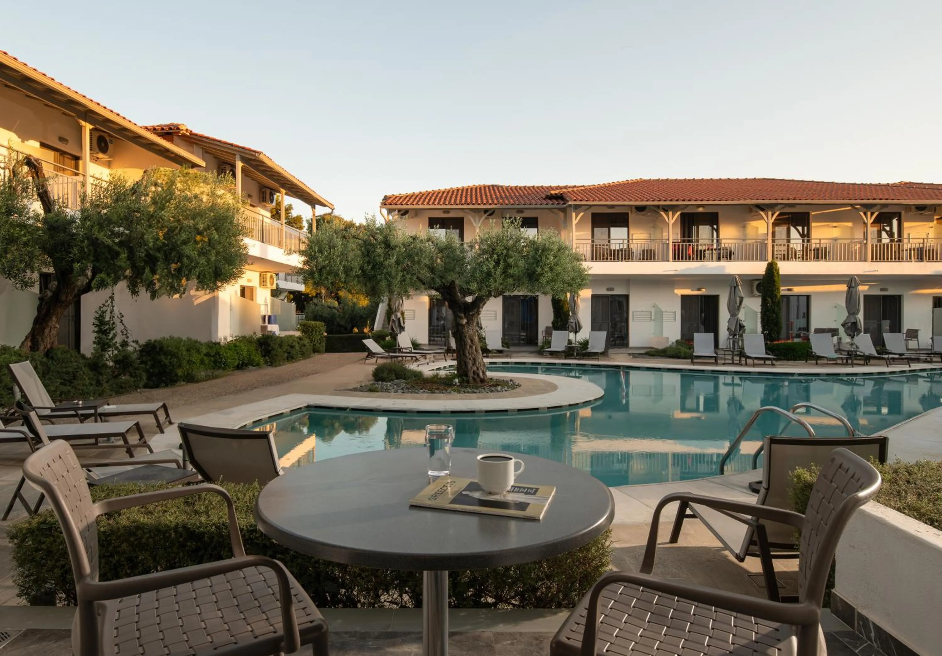 Swimming pool in Philoxenia Hotel