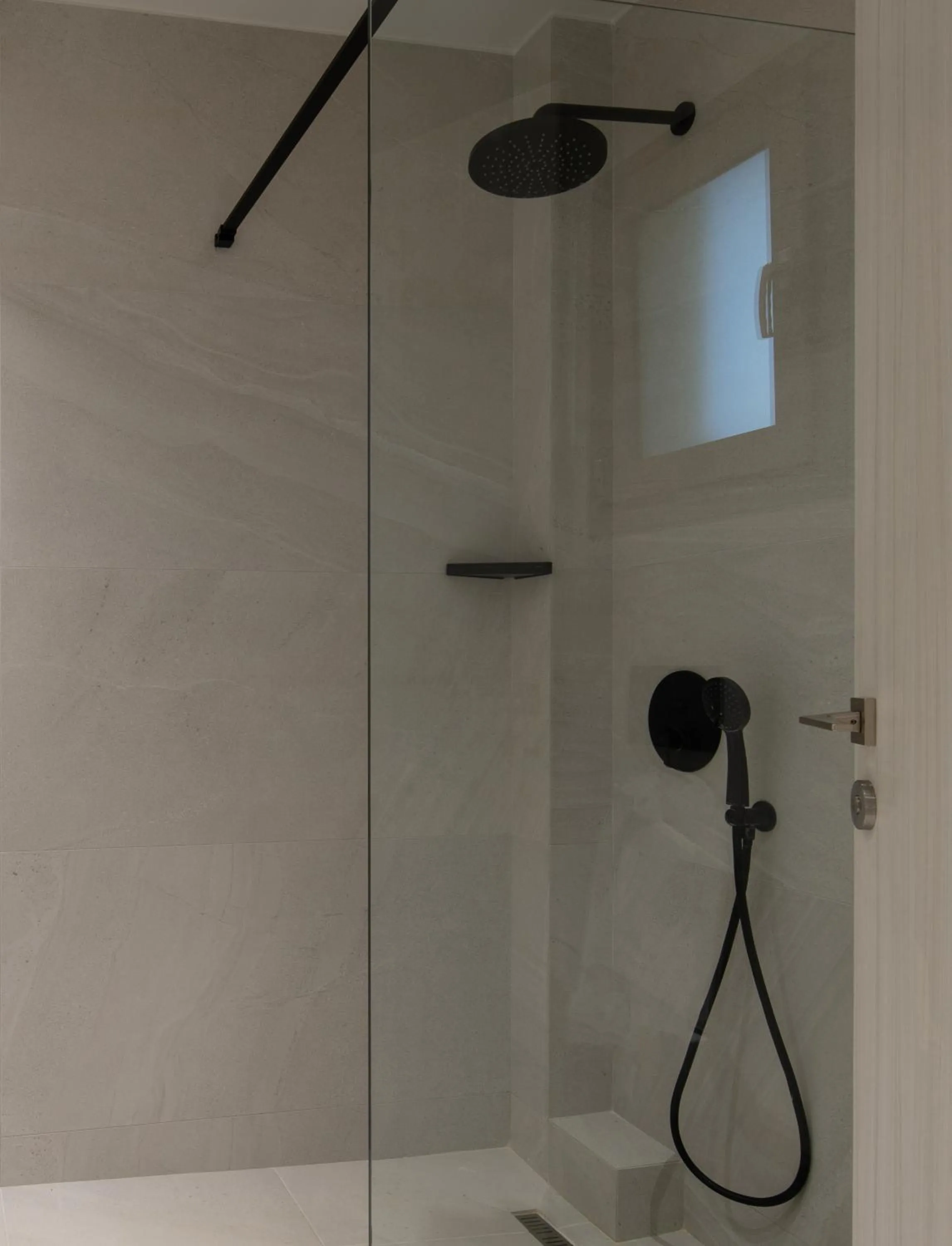 Shower in Philoxenia Hotel