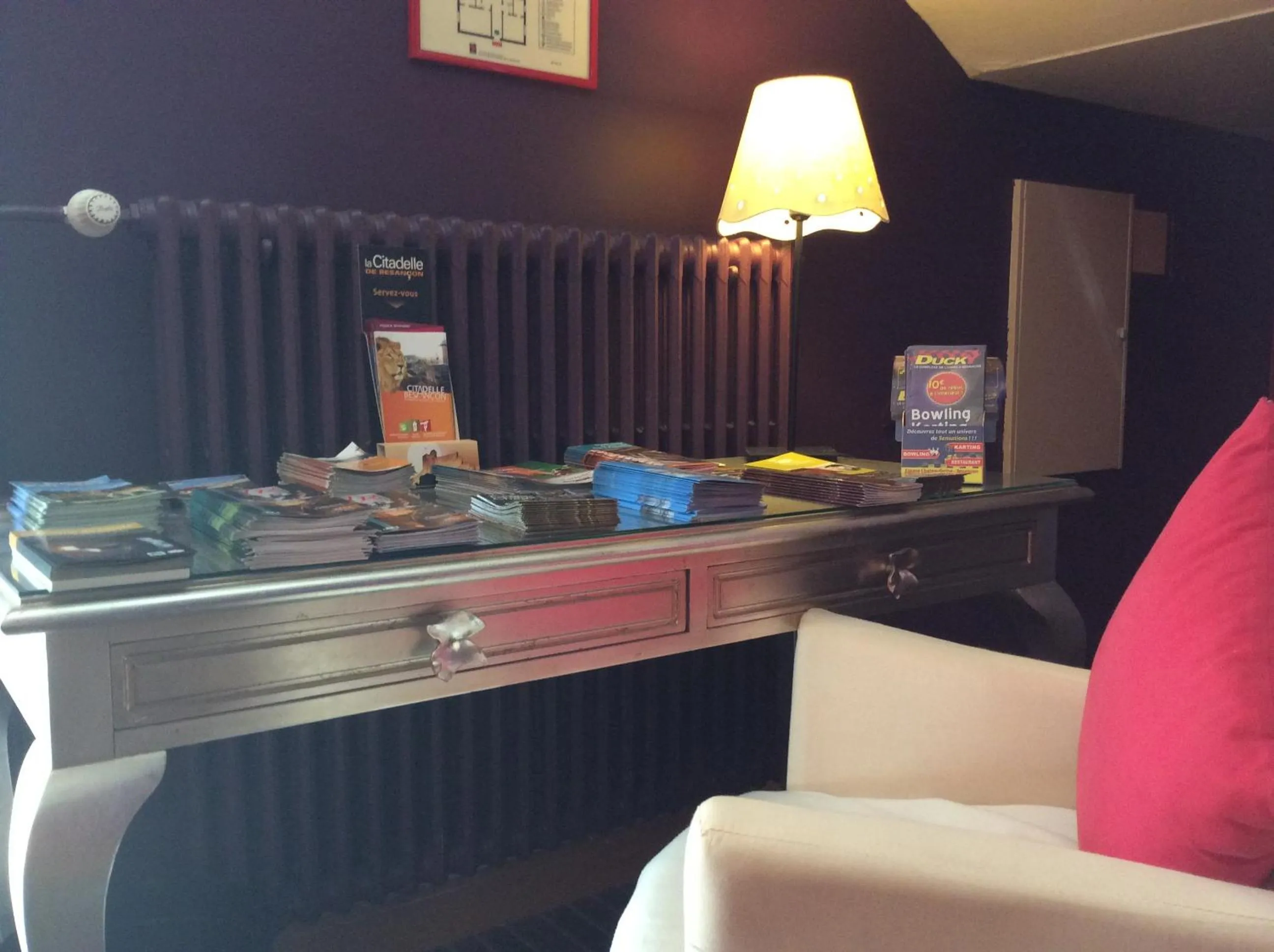 Lobby or reception in Hotel La Chaumiere