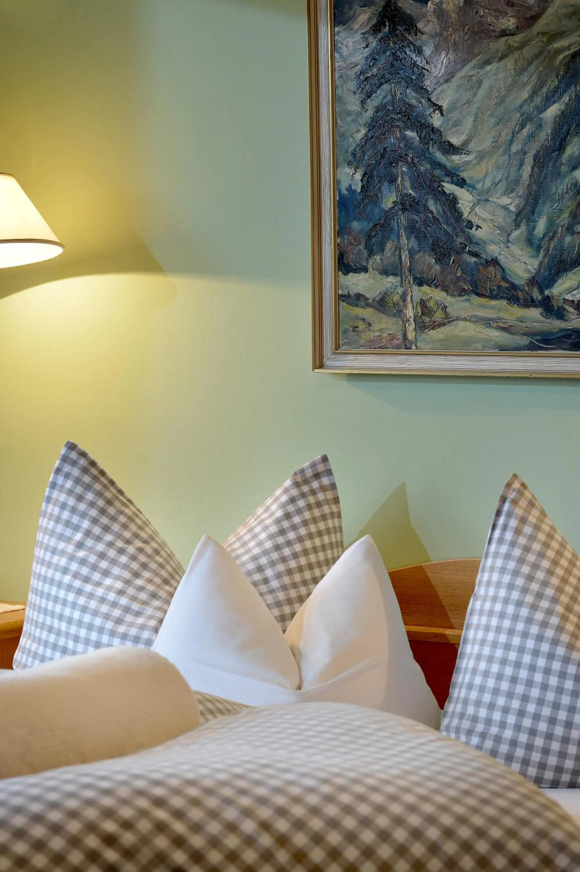 Decorative detail, Bed in Landhaus Kumbichl
