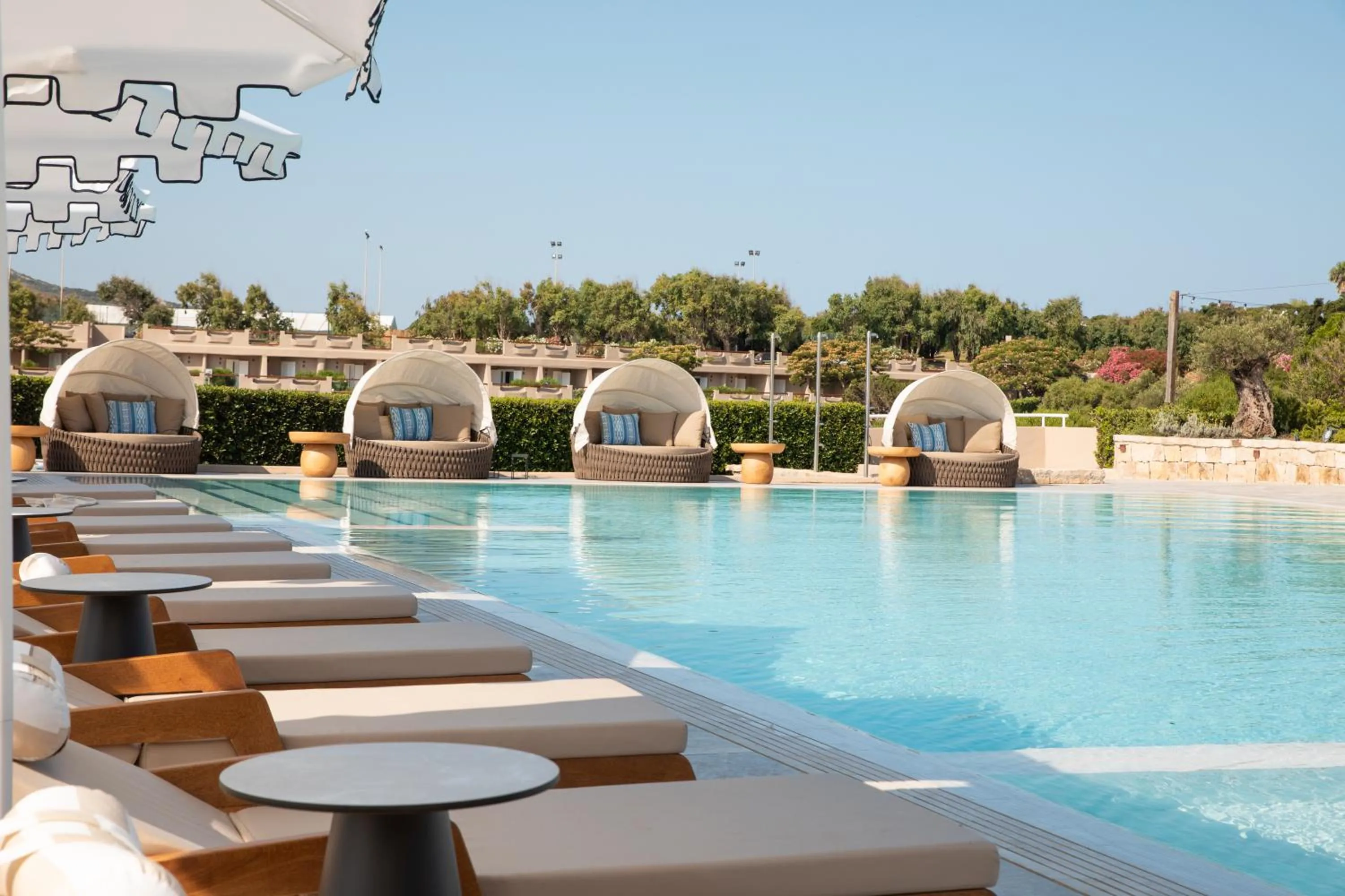 Swimming pool in Mangia's Sardinia Resort