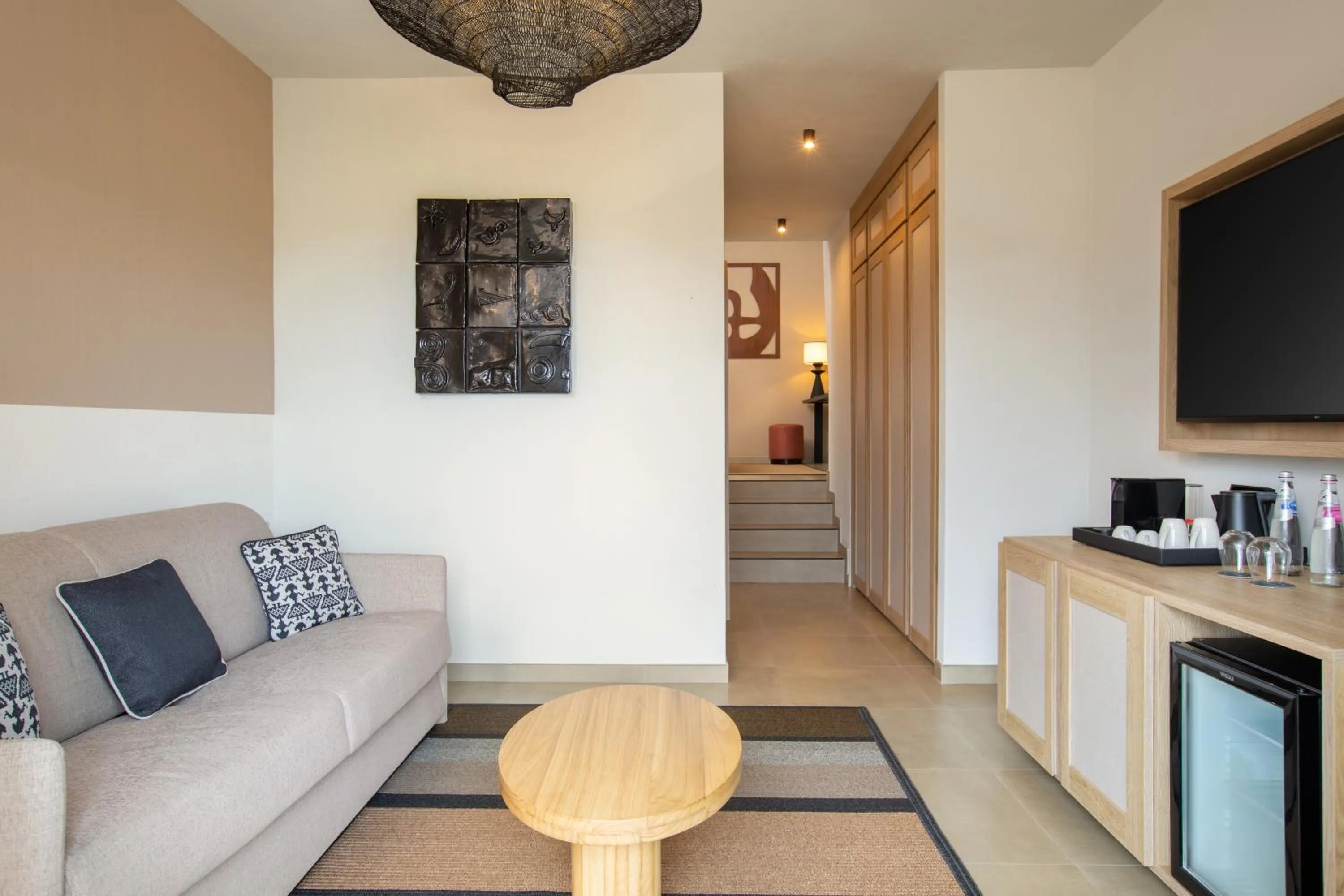 Living room in Mangia's Sardinia Resort