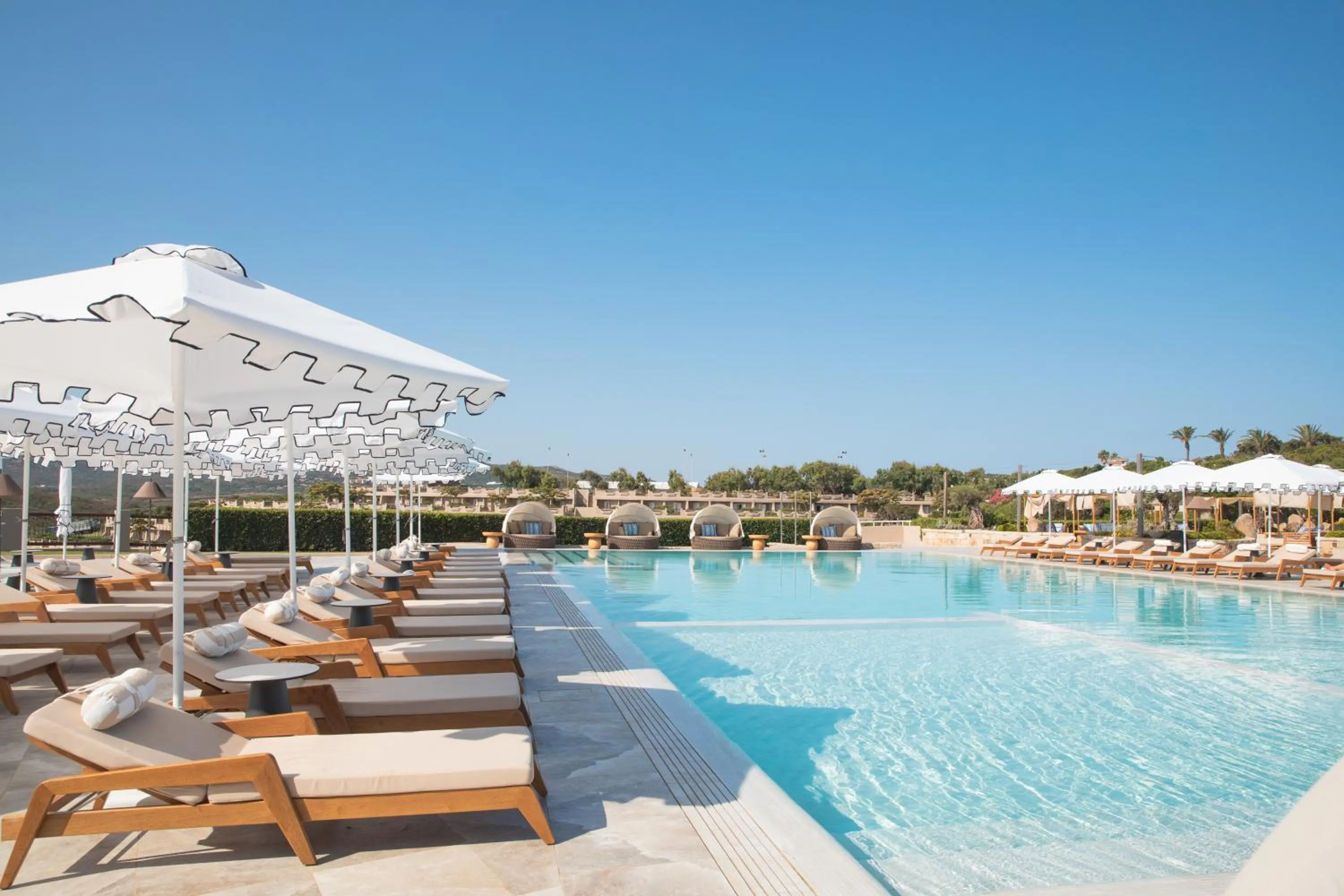 Swimming pool in Mangia's Sardinia Resort