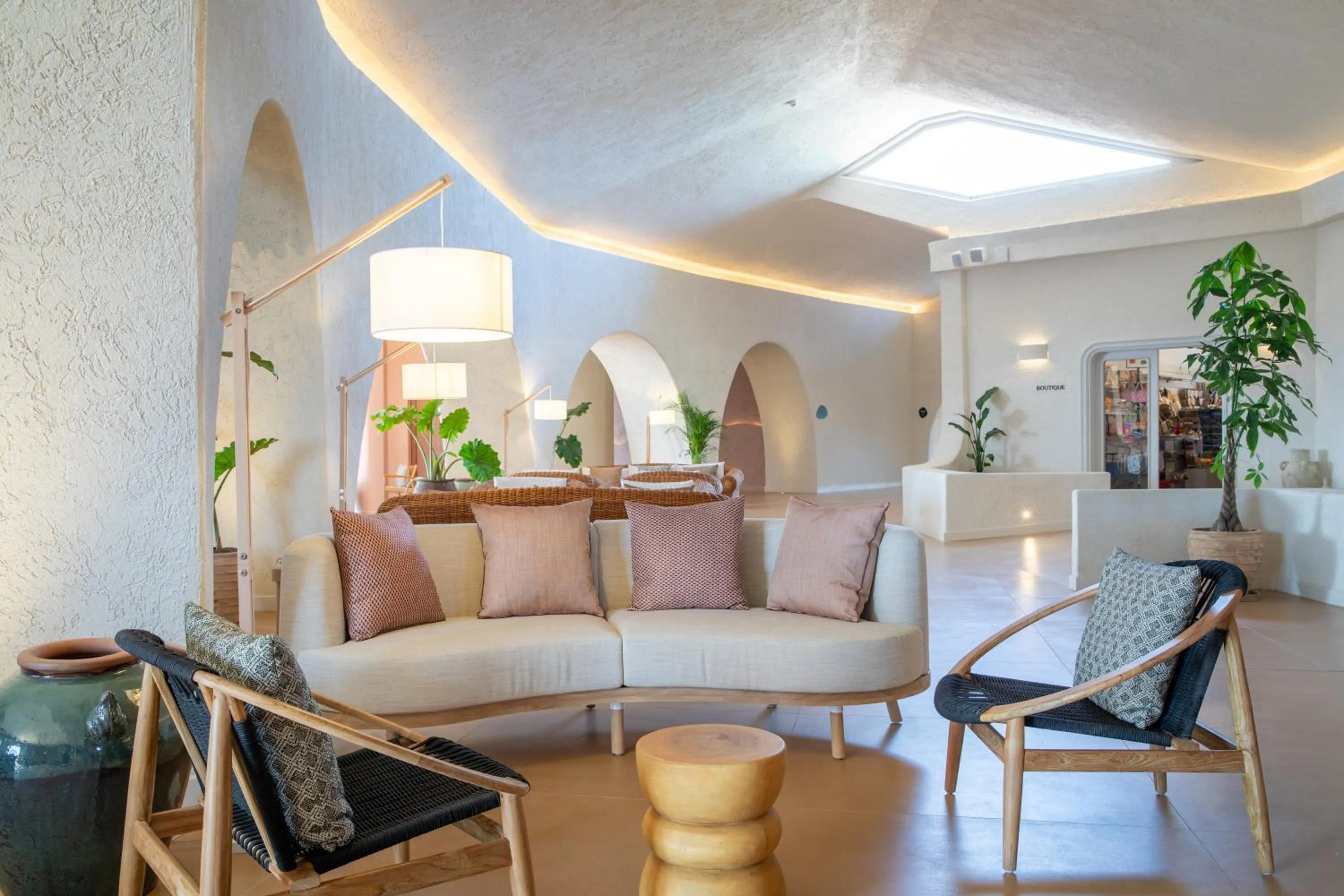 Lobby or reception in Mangia's Sardinia Resort