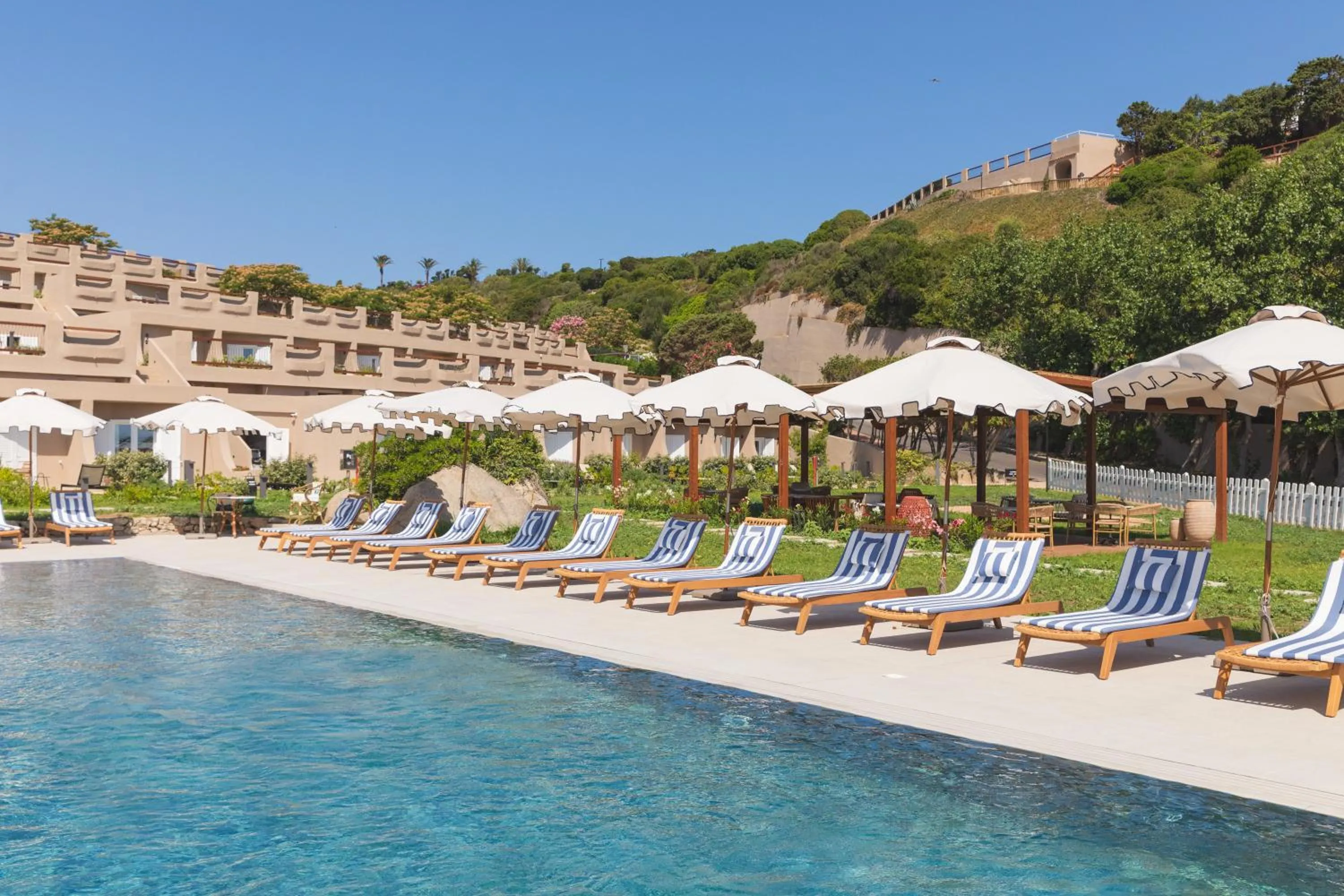 Swimming pool in Mangia's Sardinia Resort