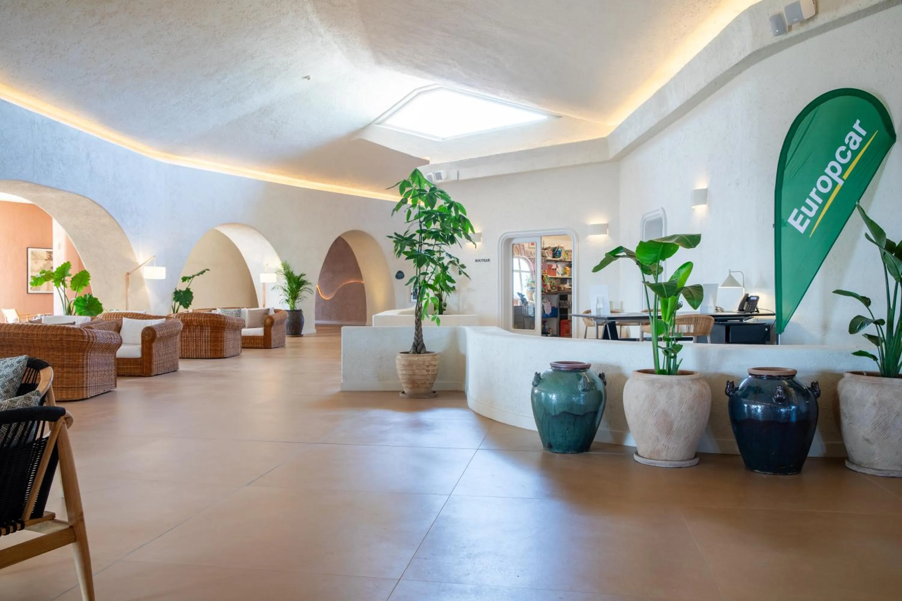 Lobby or reception in Mangia's Sardinia Resort