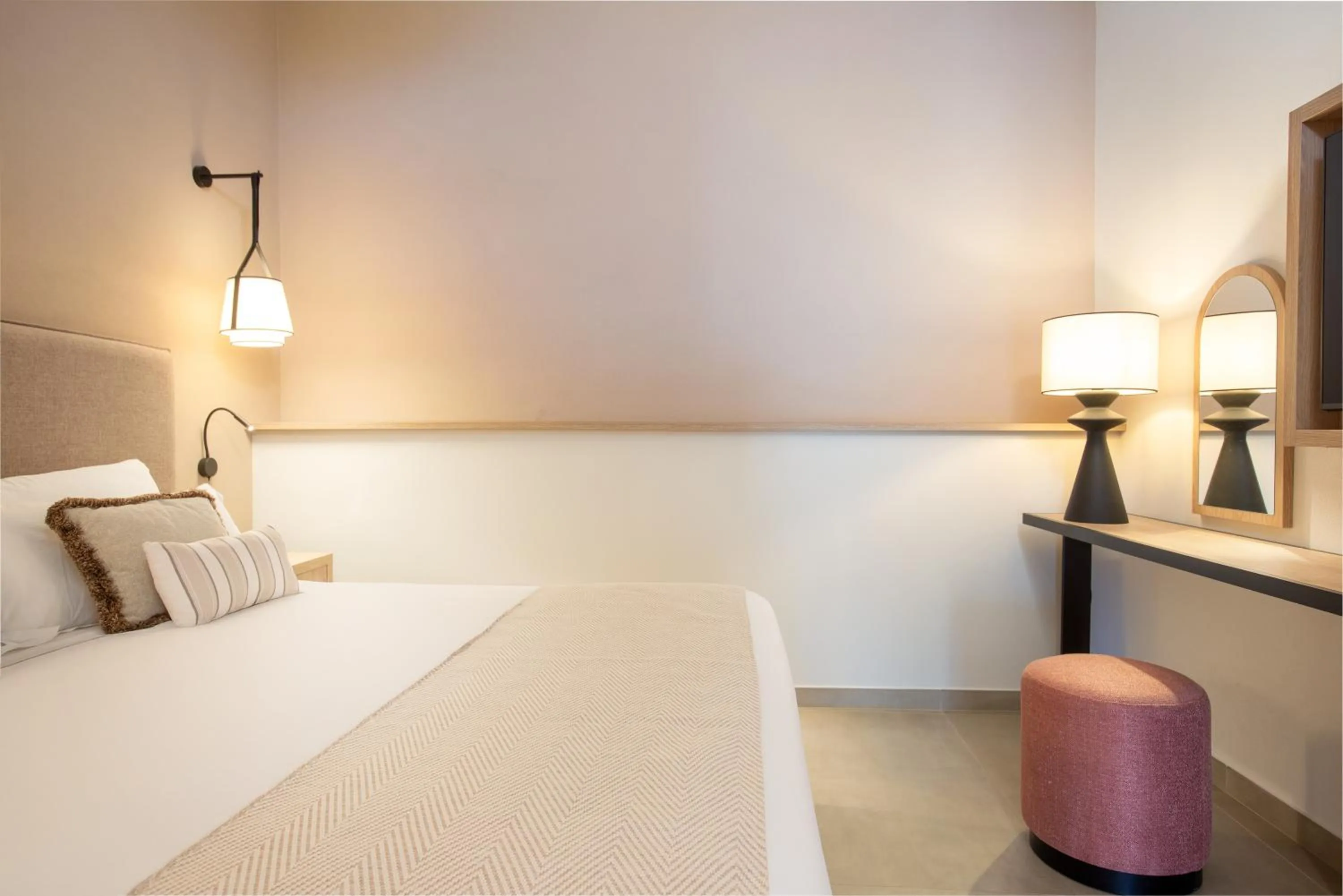 Bed in Mangia's Sardinia Resort