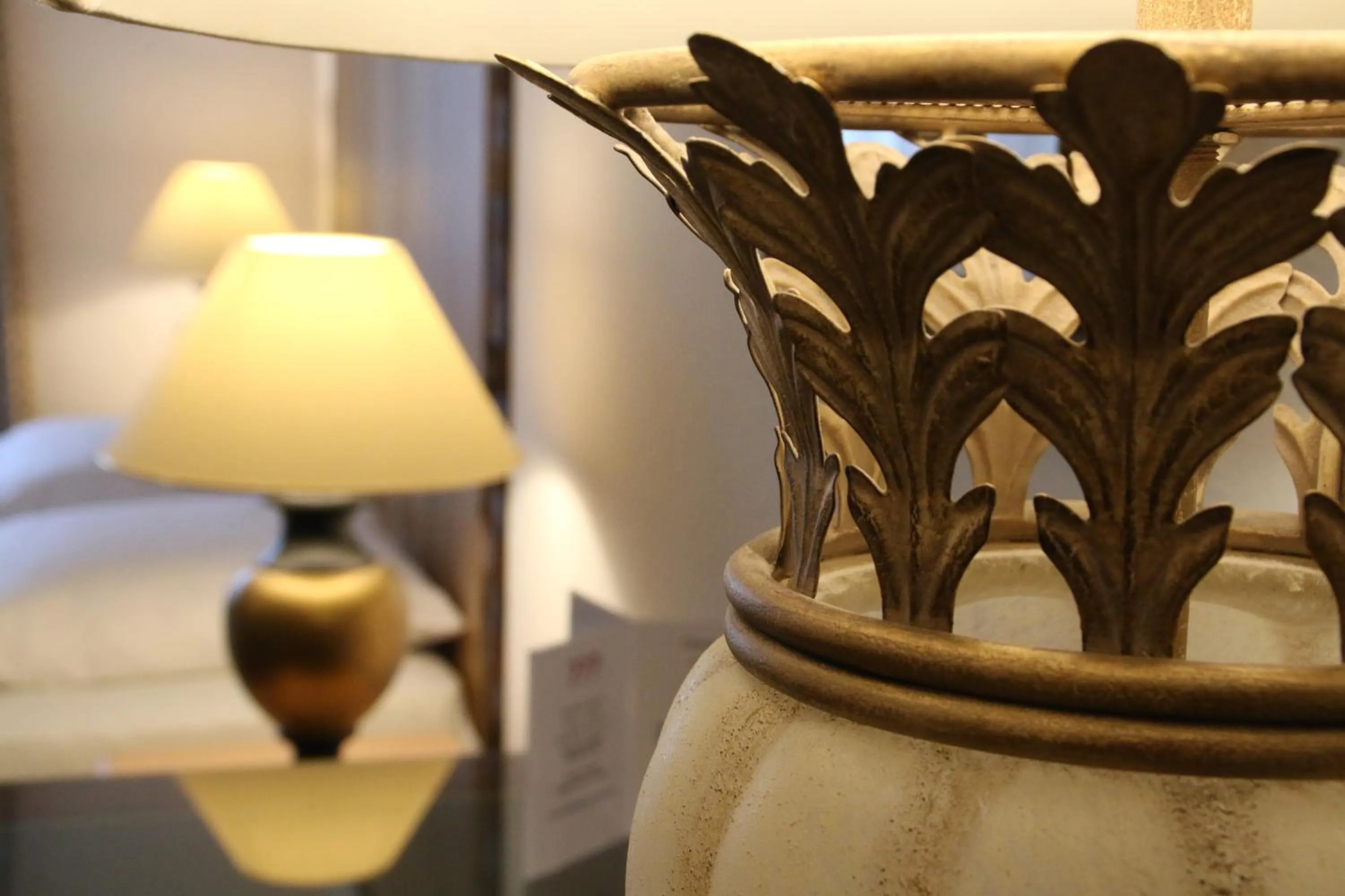 Decorative detail, Bed in Gästehaus Bavaria