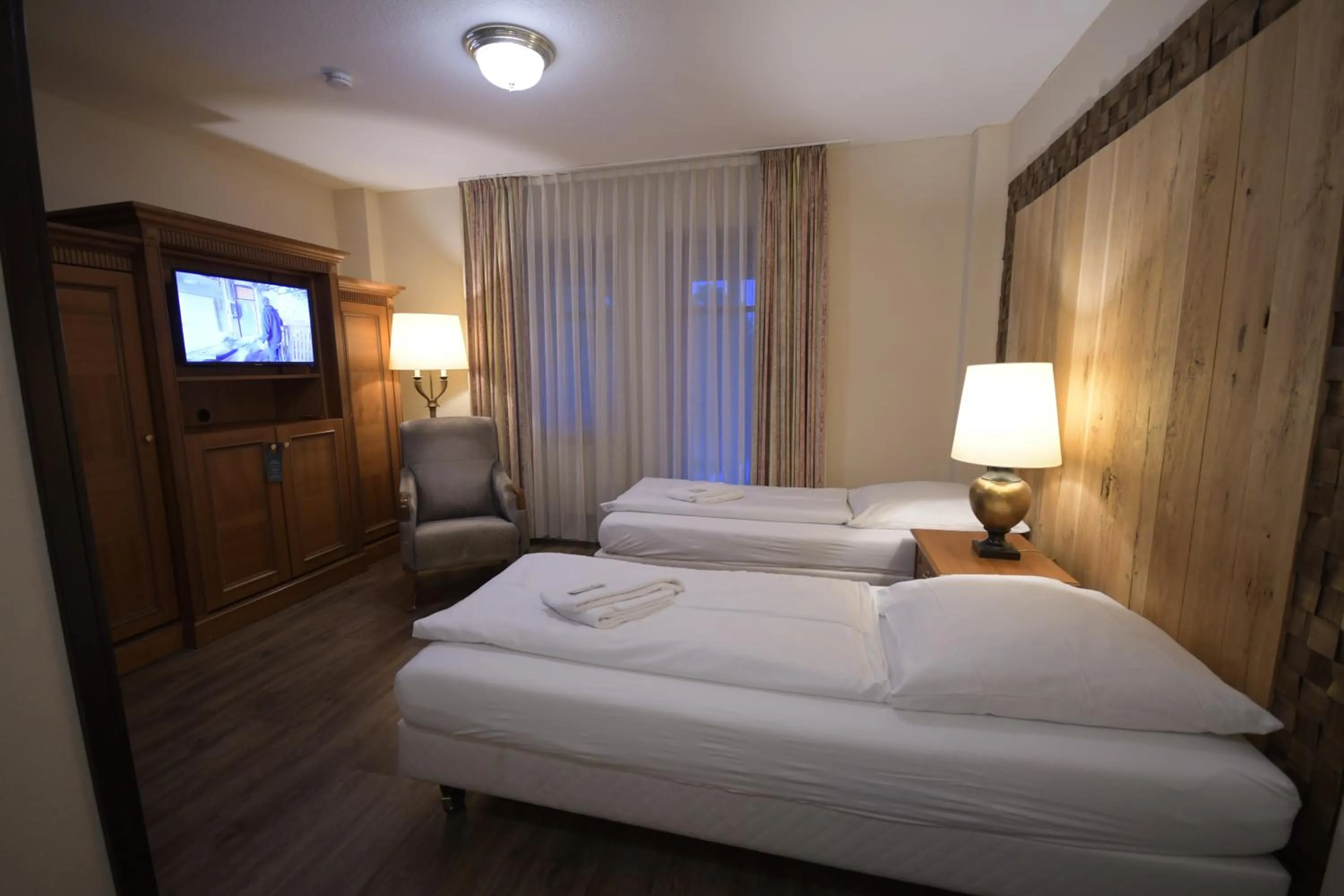 Photo of the whole room, Bed in Gästehaus Bavaria