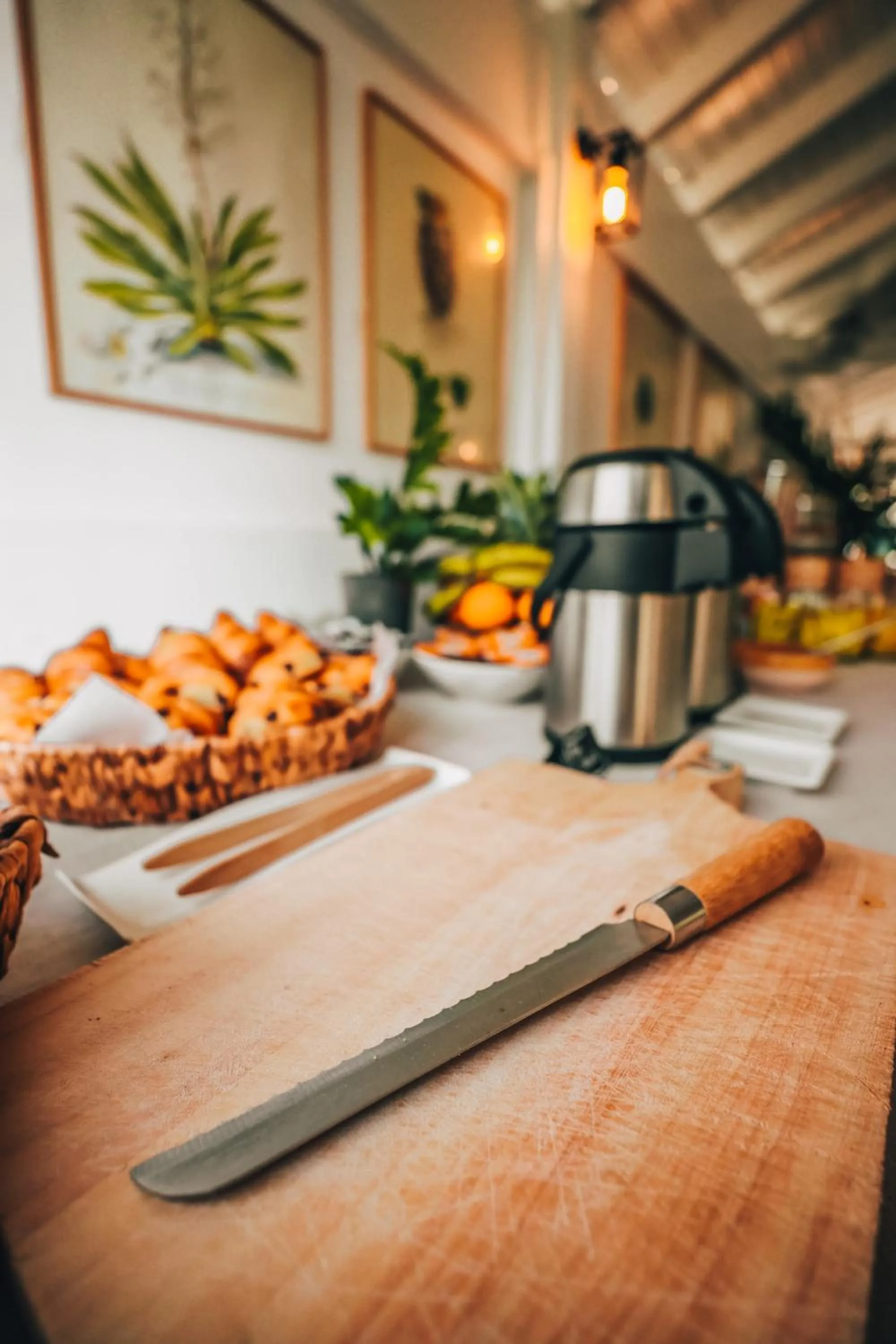 Buffet breakfast in Hotel La Plantation