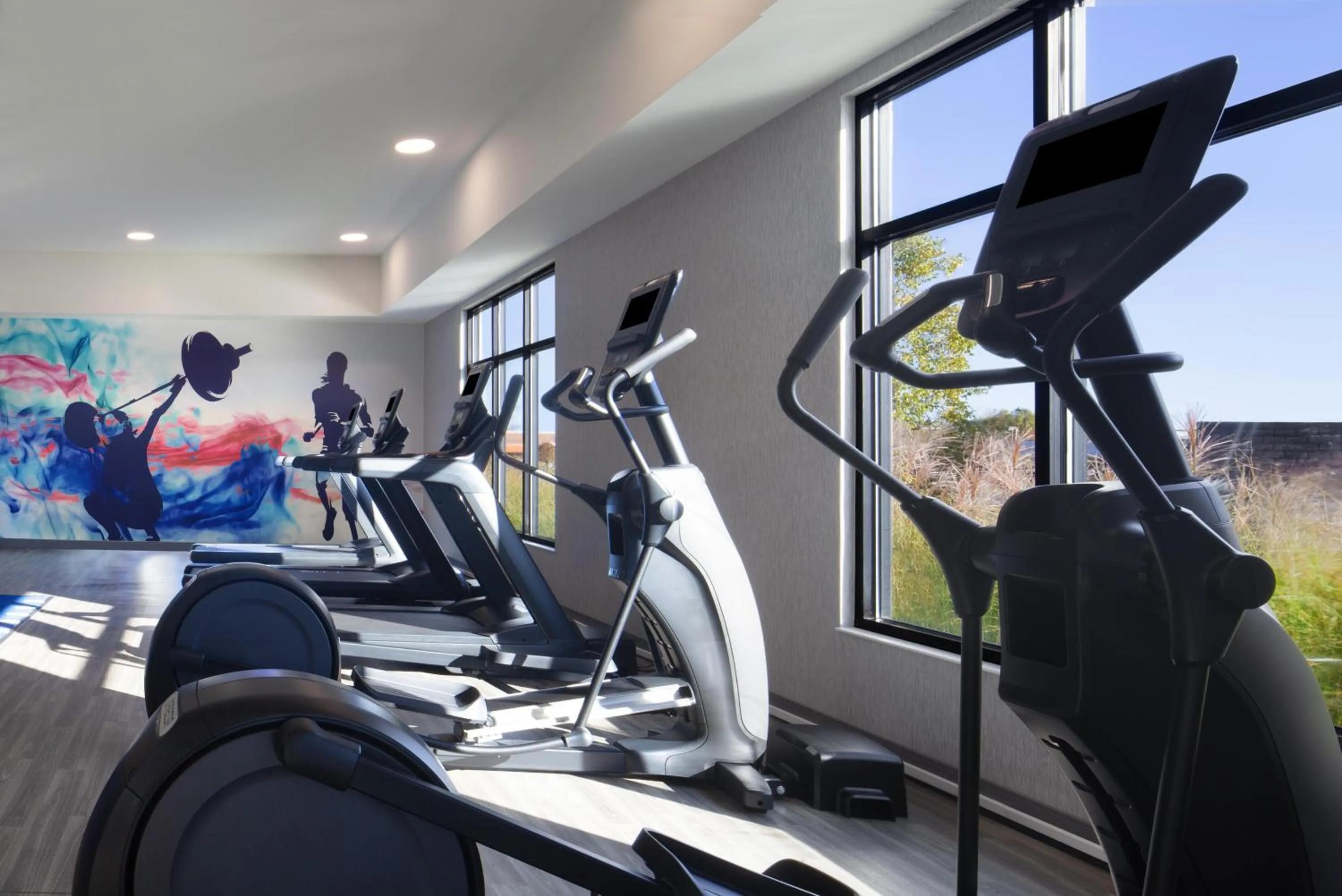 Fitness centre/facilities in Hampton Inn & Suites Cleveland-Mentor