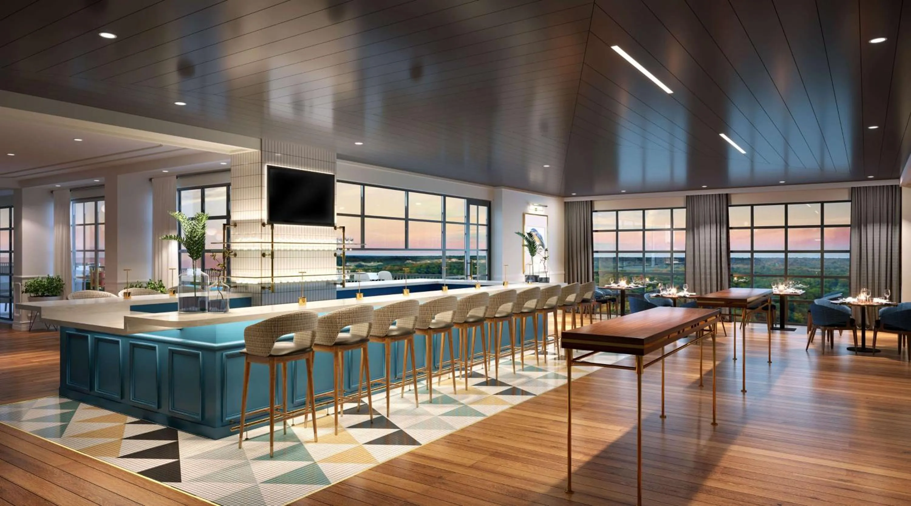 Lounge or bar in Doubletree By Hilton Clarksville Riverview