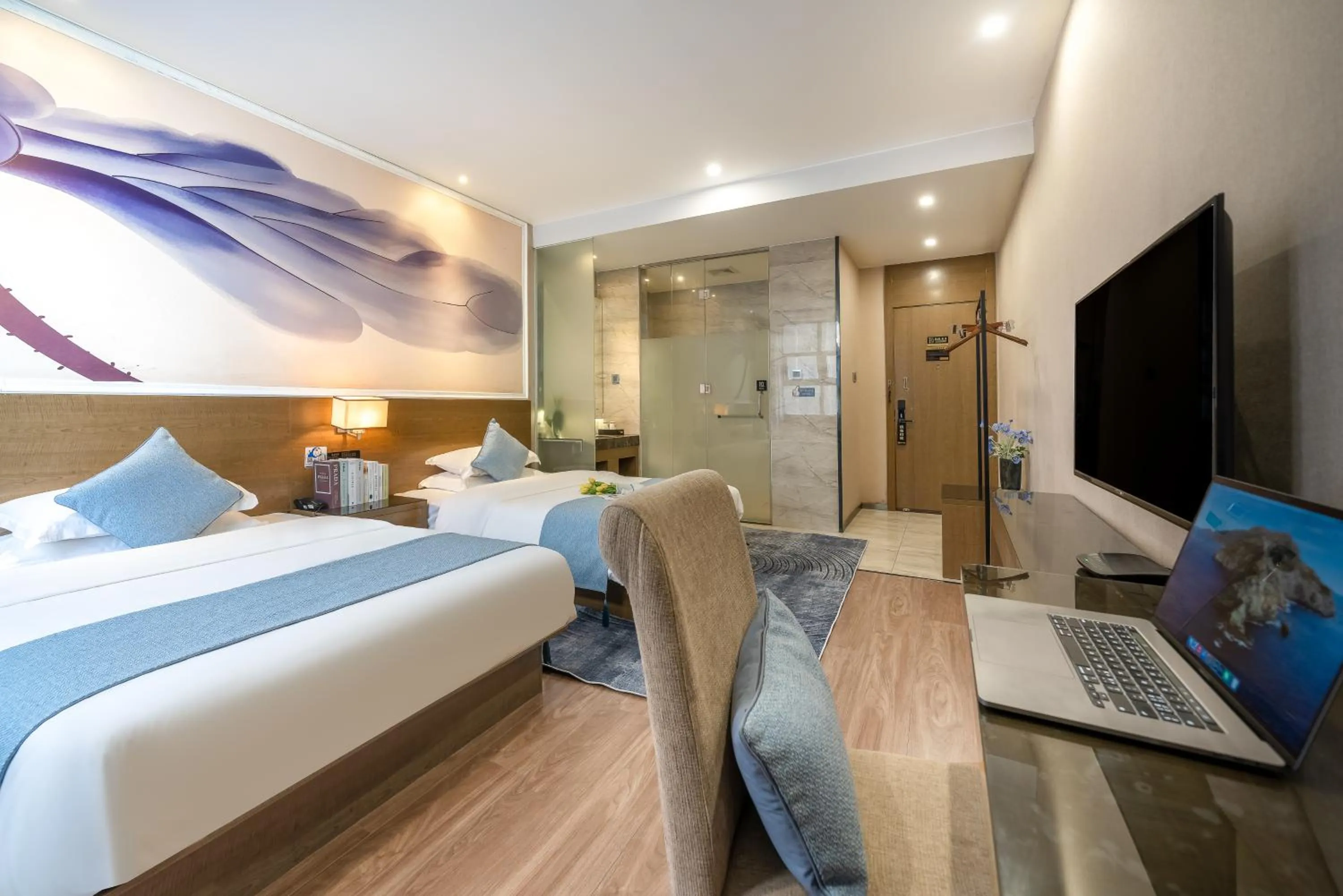 Bed in Zhongshan Bafei Hotel