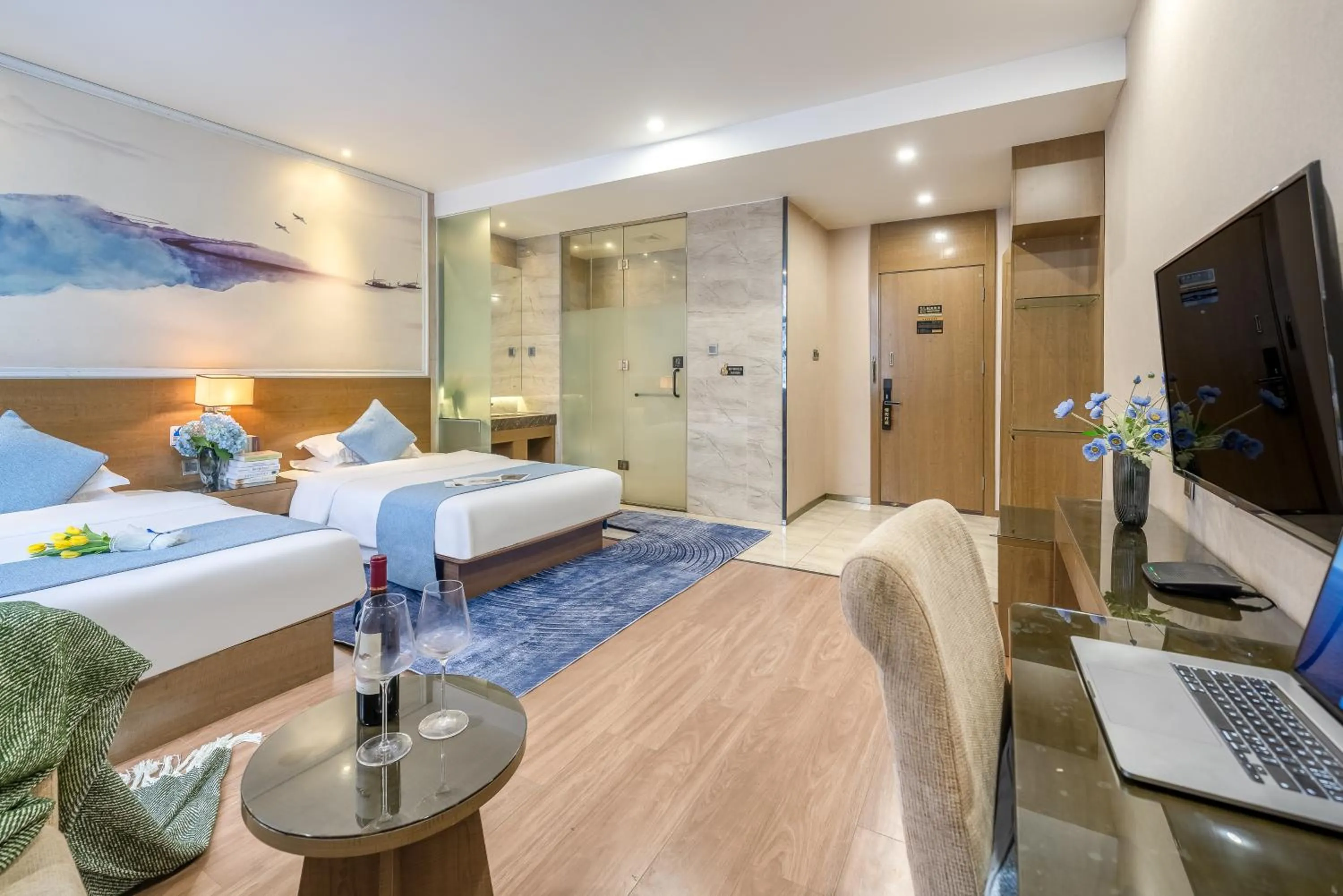 Bed in Zhongshan Bafei Hotel