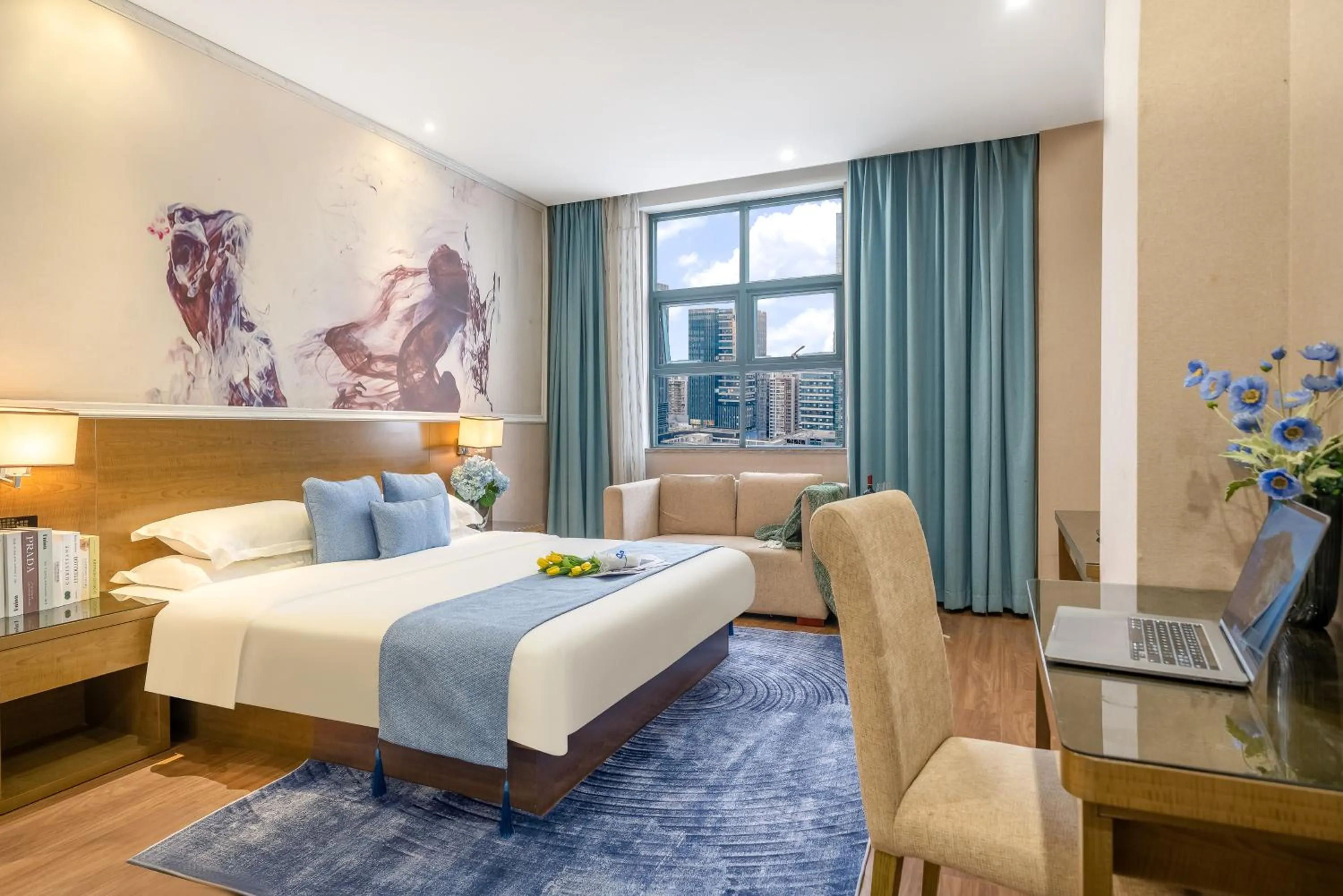 Bed in Zhongshan Bafei Hotel