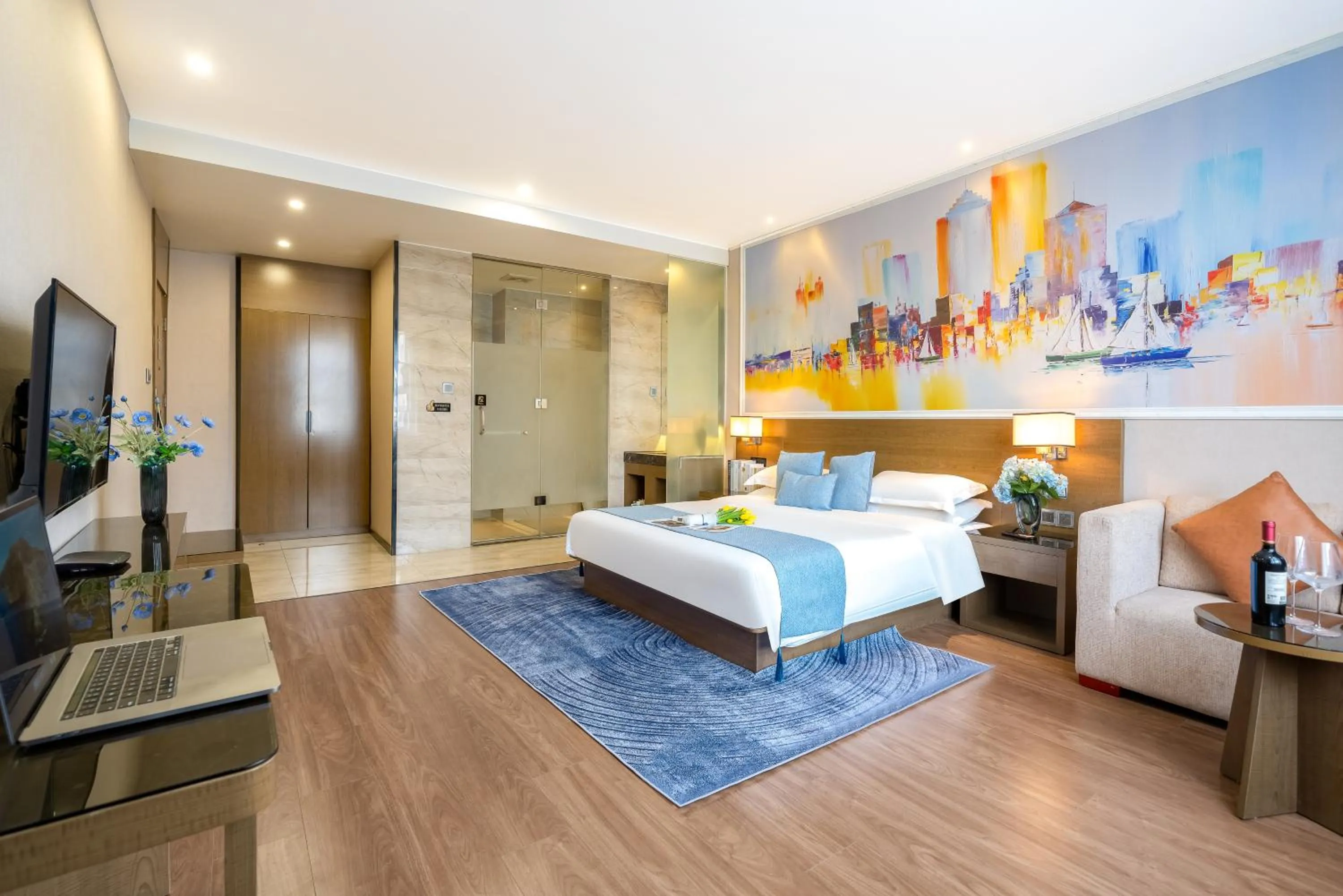 Bed in Zhongshan Bafei Hotel