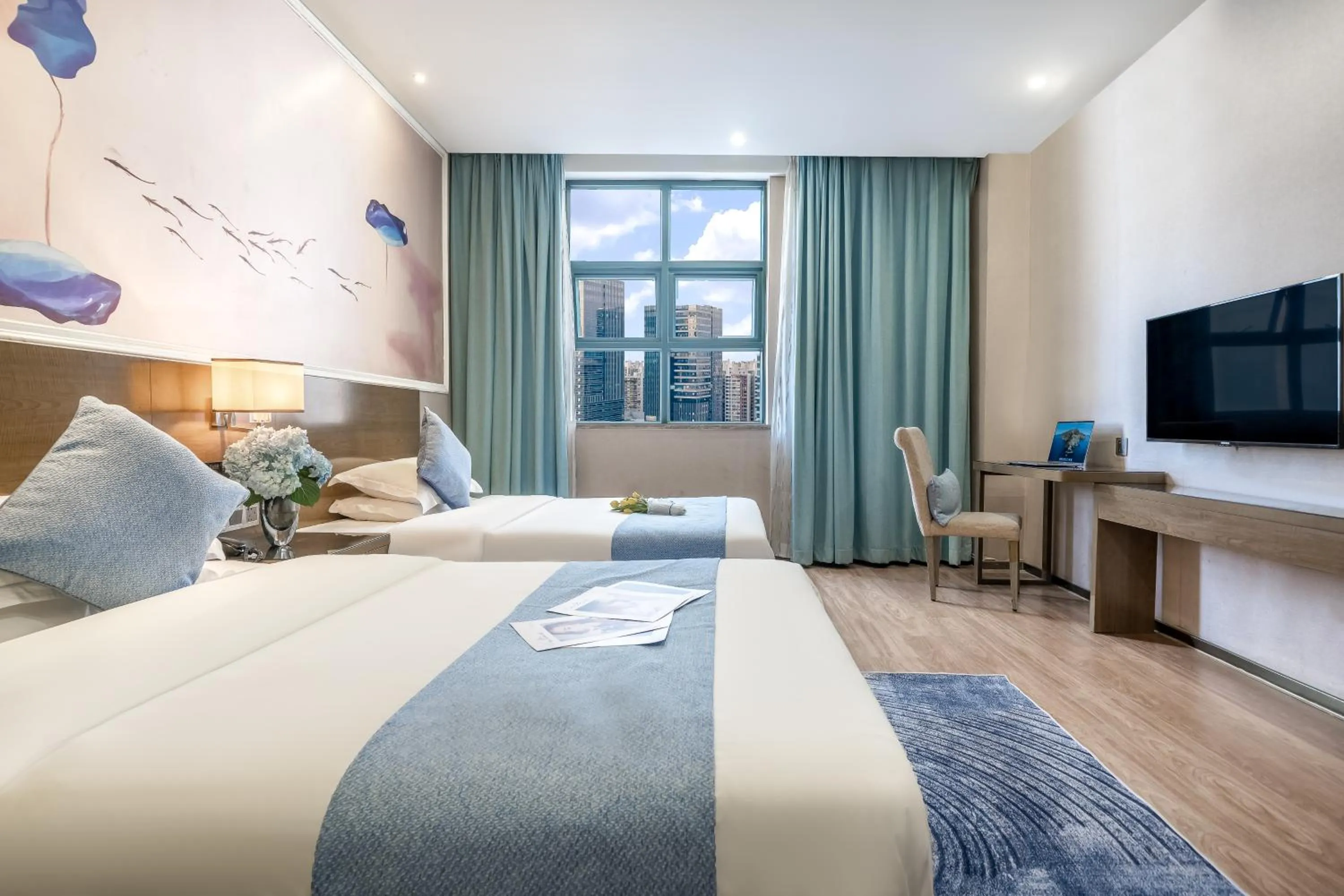 Bed in Zhongshan Bafei Hotel