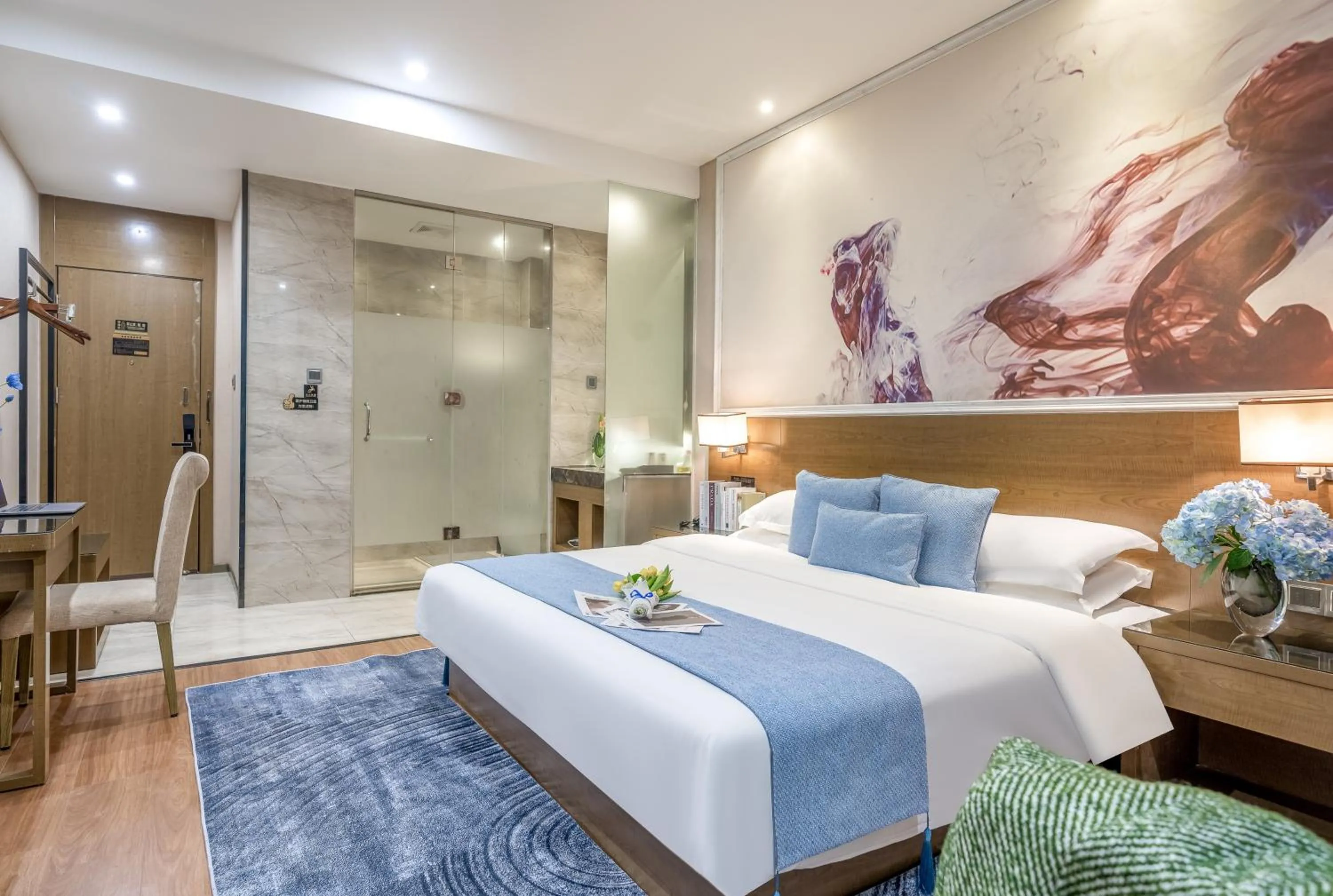 Bed in Zhongshan Bafei Hotel