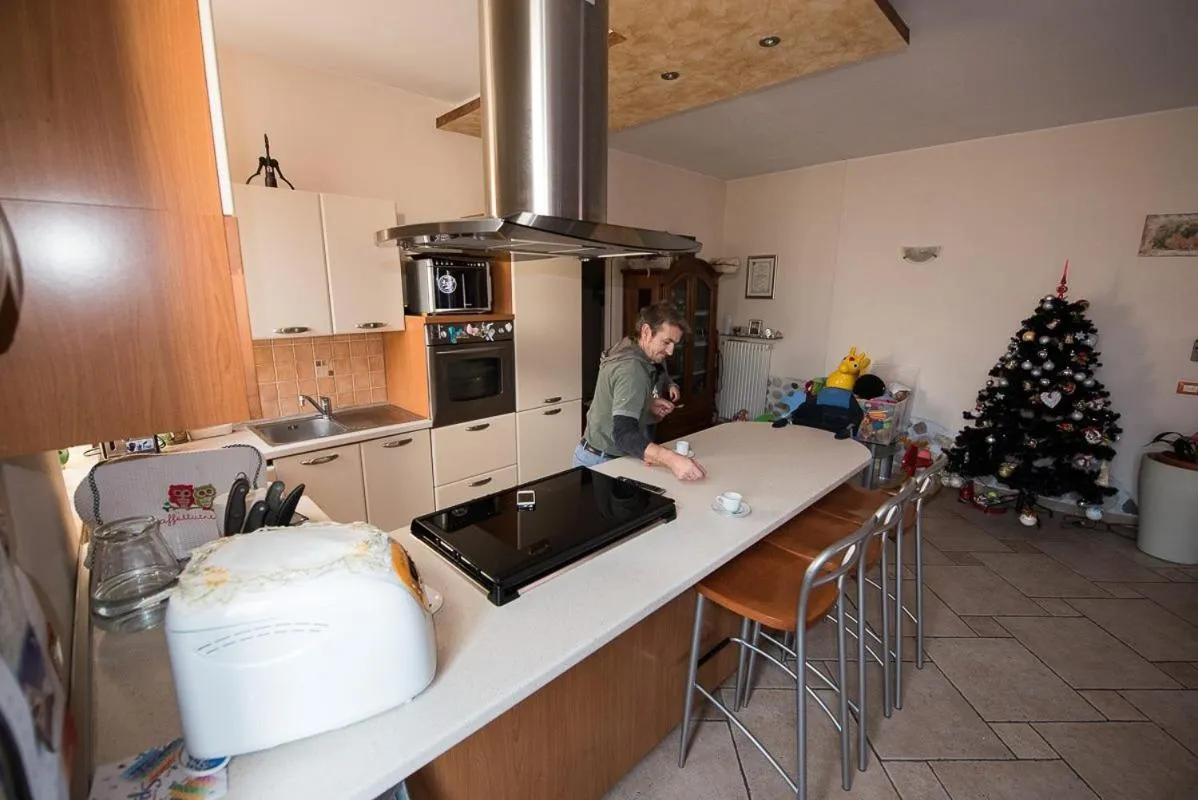 Communal kitchen in B&B AL VICOLO DI MEZZO