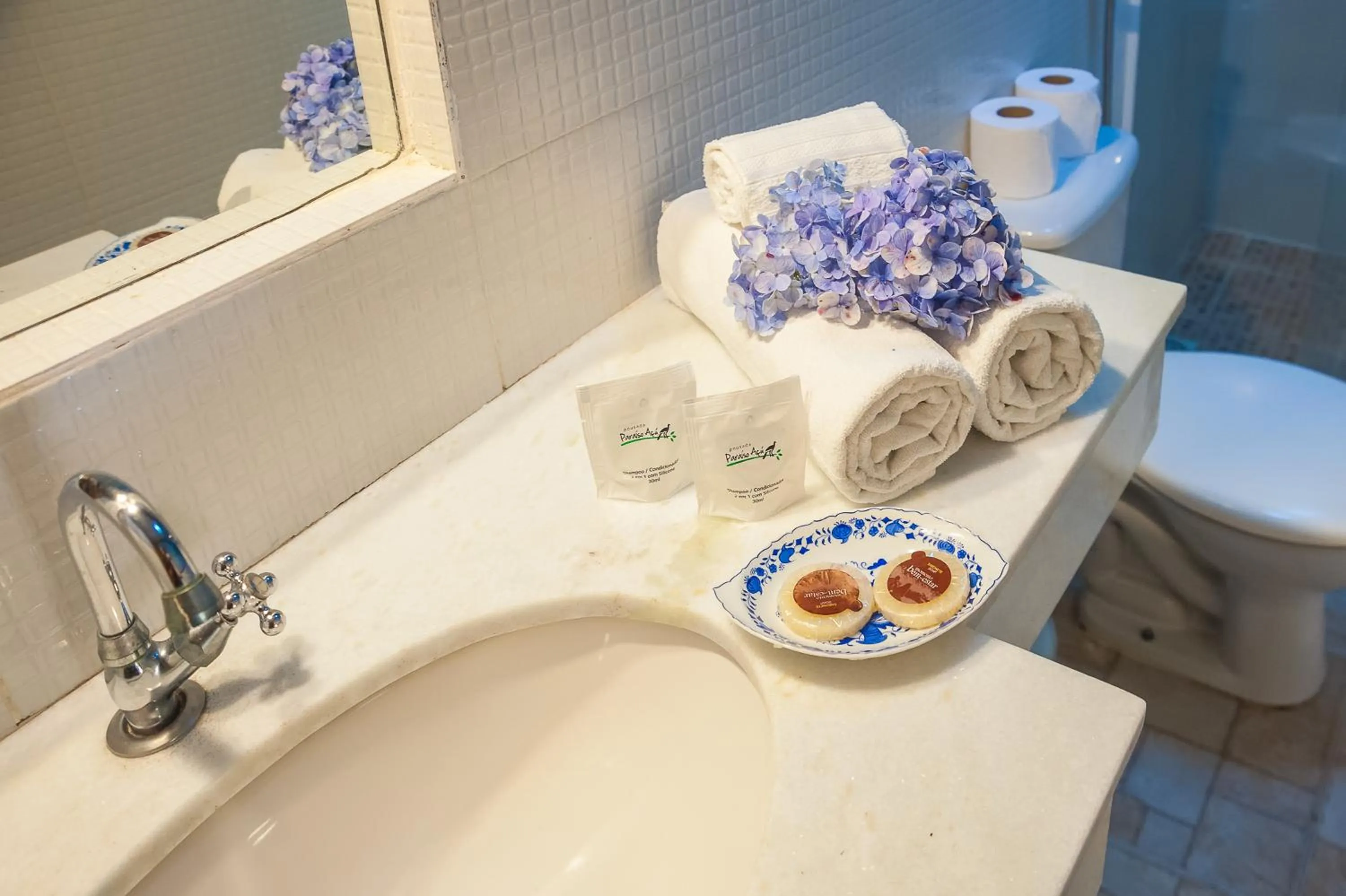 Bathroom in Pousada Paraíso Açú